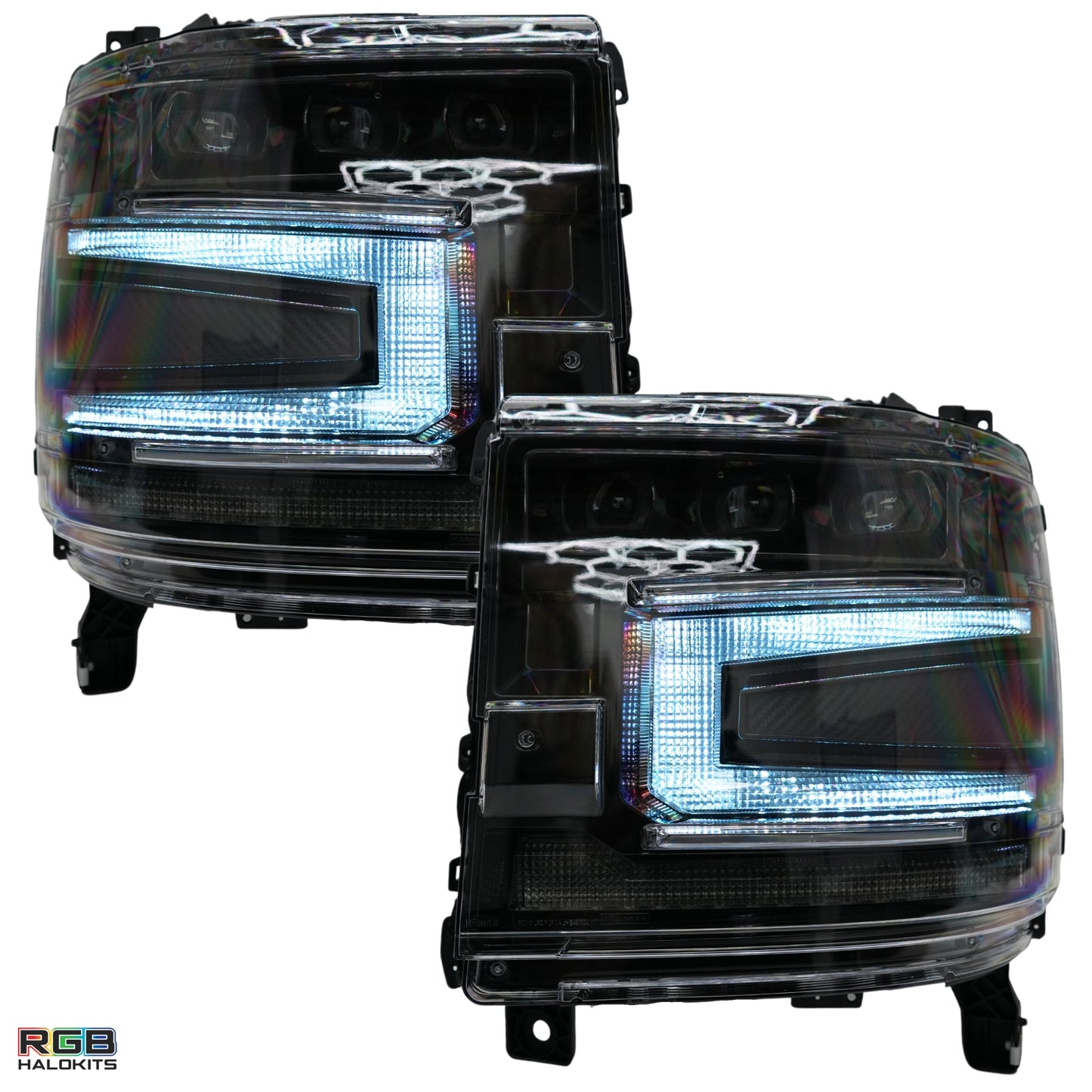 Chevrolet Silverado 1500: Multicolor Flow Series Headlights (2016-2018) - image 7