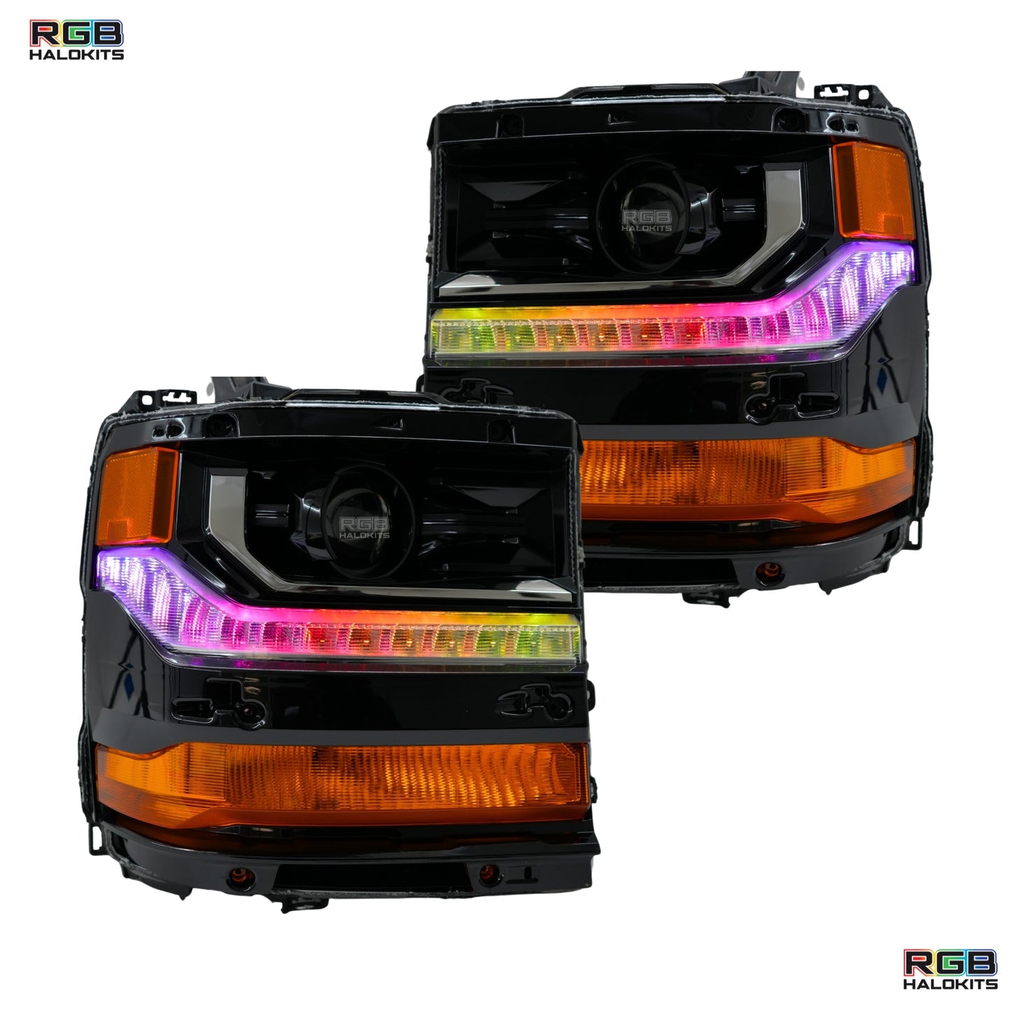 Chevrolet Silverado Multicolor Flow Series DRL Boards (2016-2018) - image 14