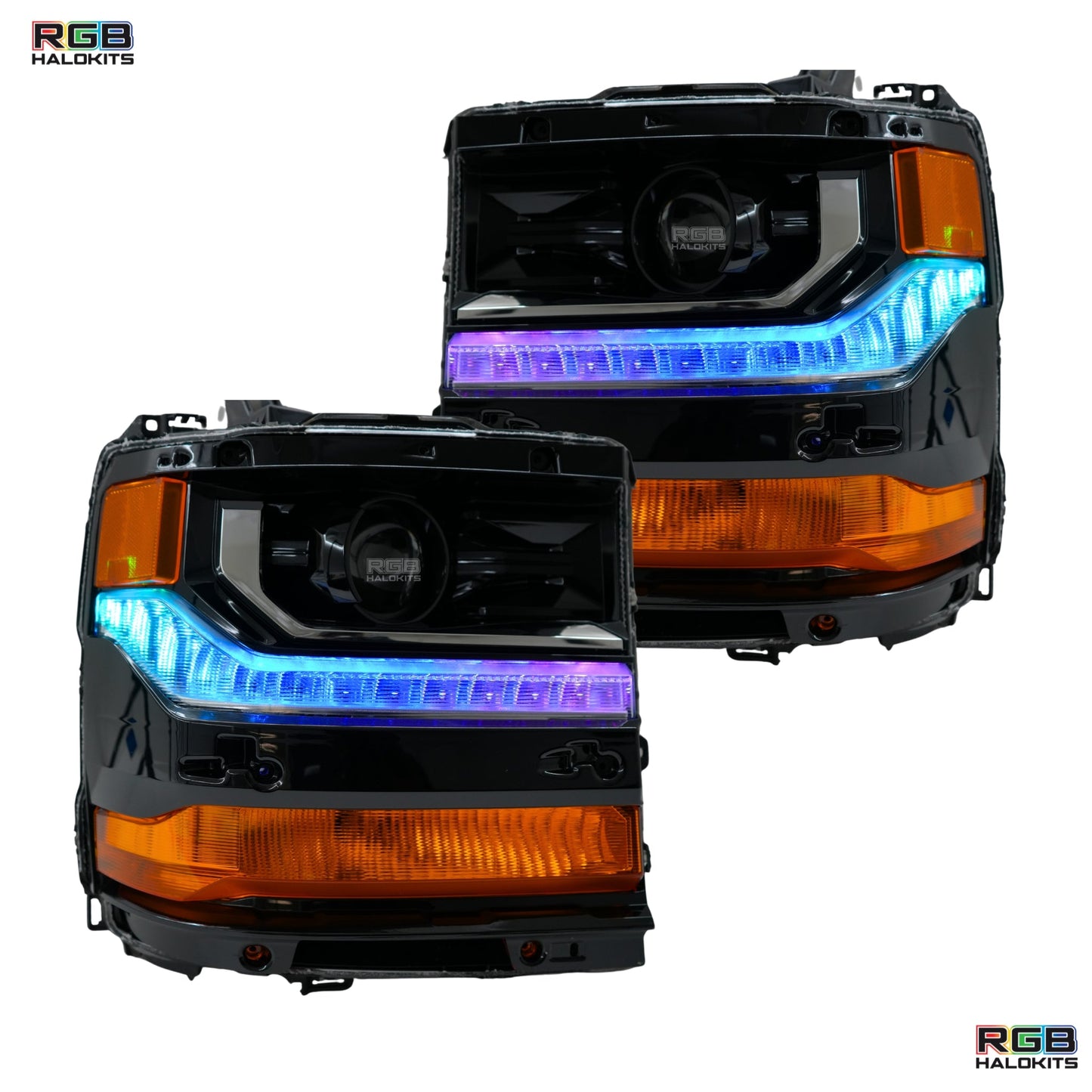 Chevrolet Silverado Multicolor Flow Series DRL Boards (2016-2018) - image 15