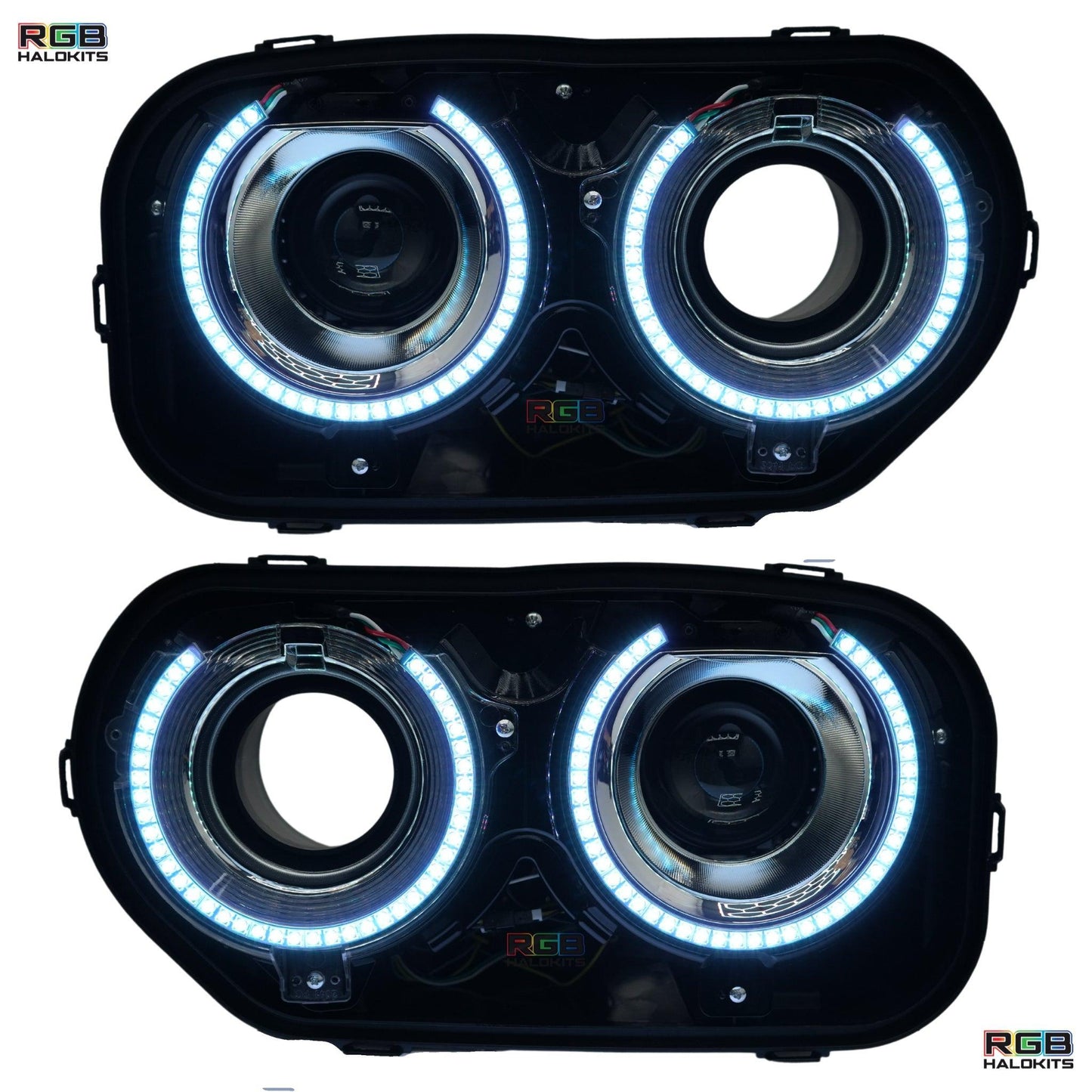 Dodge Challenger: Multicolor Headlights with RGBW Demon Eyes (2015-2024) - image 11