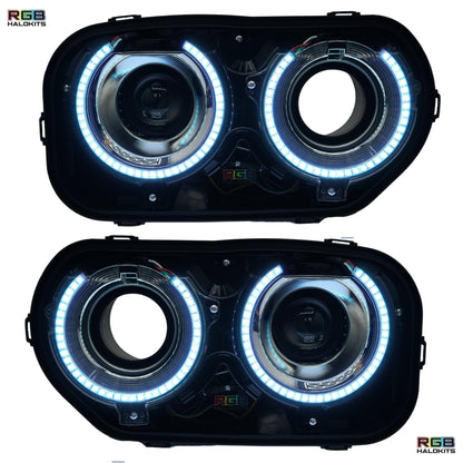 Dodge Challenger: Multicolor Headlights with RGBW Demon Eyes (2015-2024) - image 11