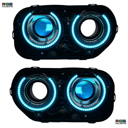 Dodge Challenger: Multicolor Headlights with RGBW Demon Eyes (2015-2024) - image 13