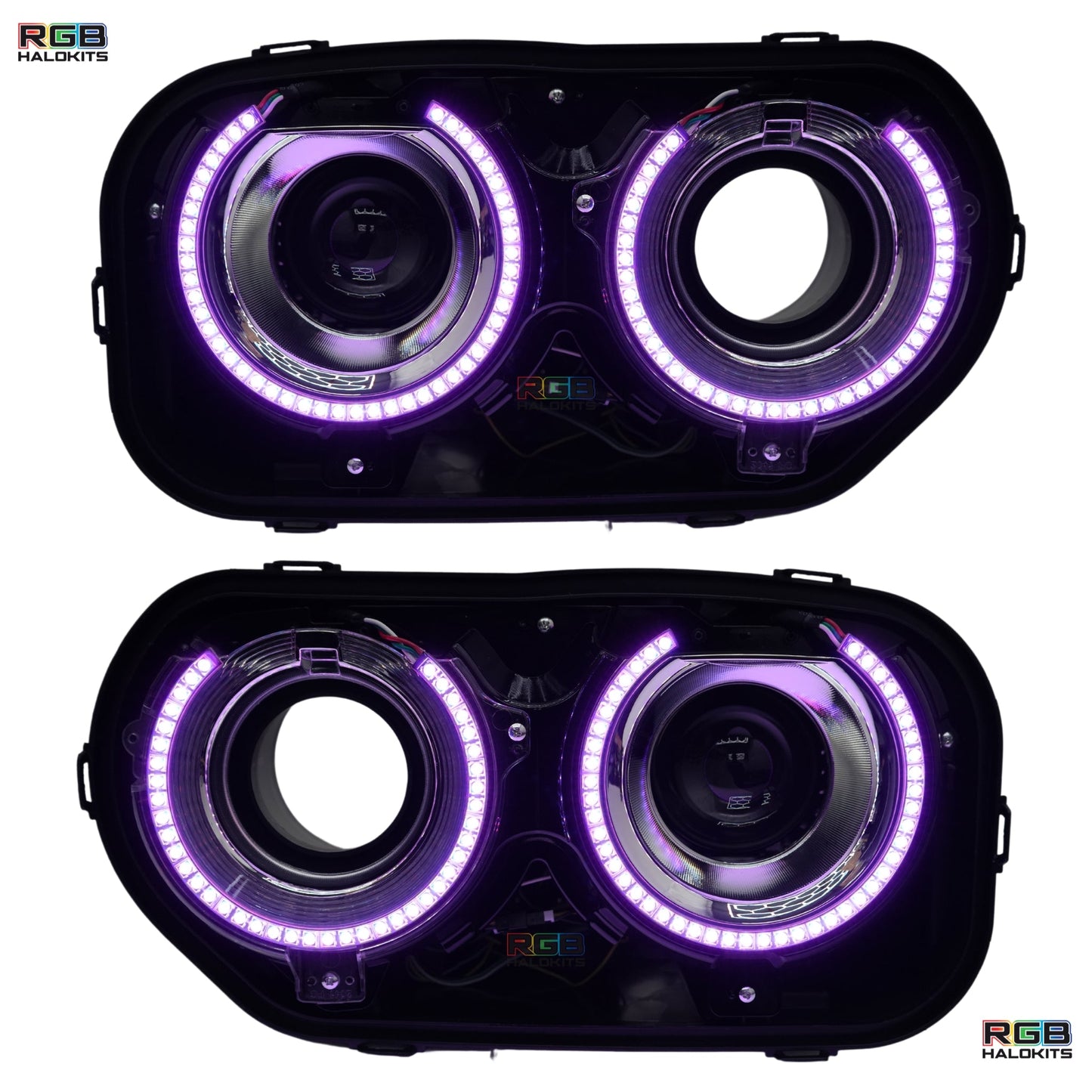 Dodge Challenger: Multicolor Headlights with RGBW Demon Eyes (2015-2024) - image 14