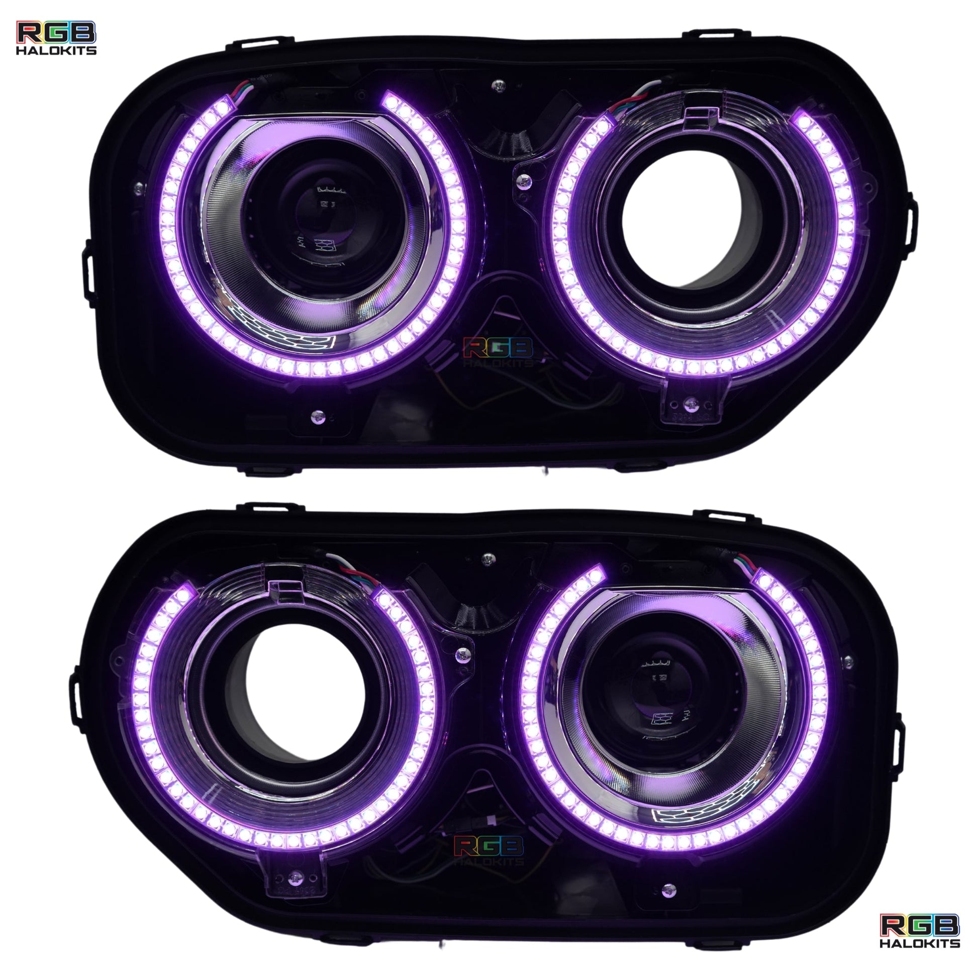 Dodge Challenger: Multicolor Headlights with RGBW Demon Eyes (2015-2024) - image 14