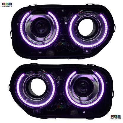 Dodge Challenger: Multicolor Headlights with RGBW Demon Eyes (2015-2024) - image 14