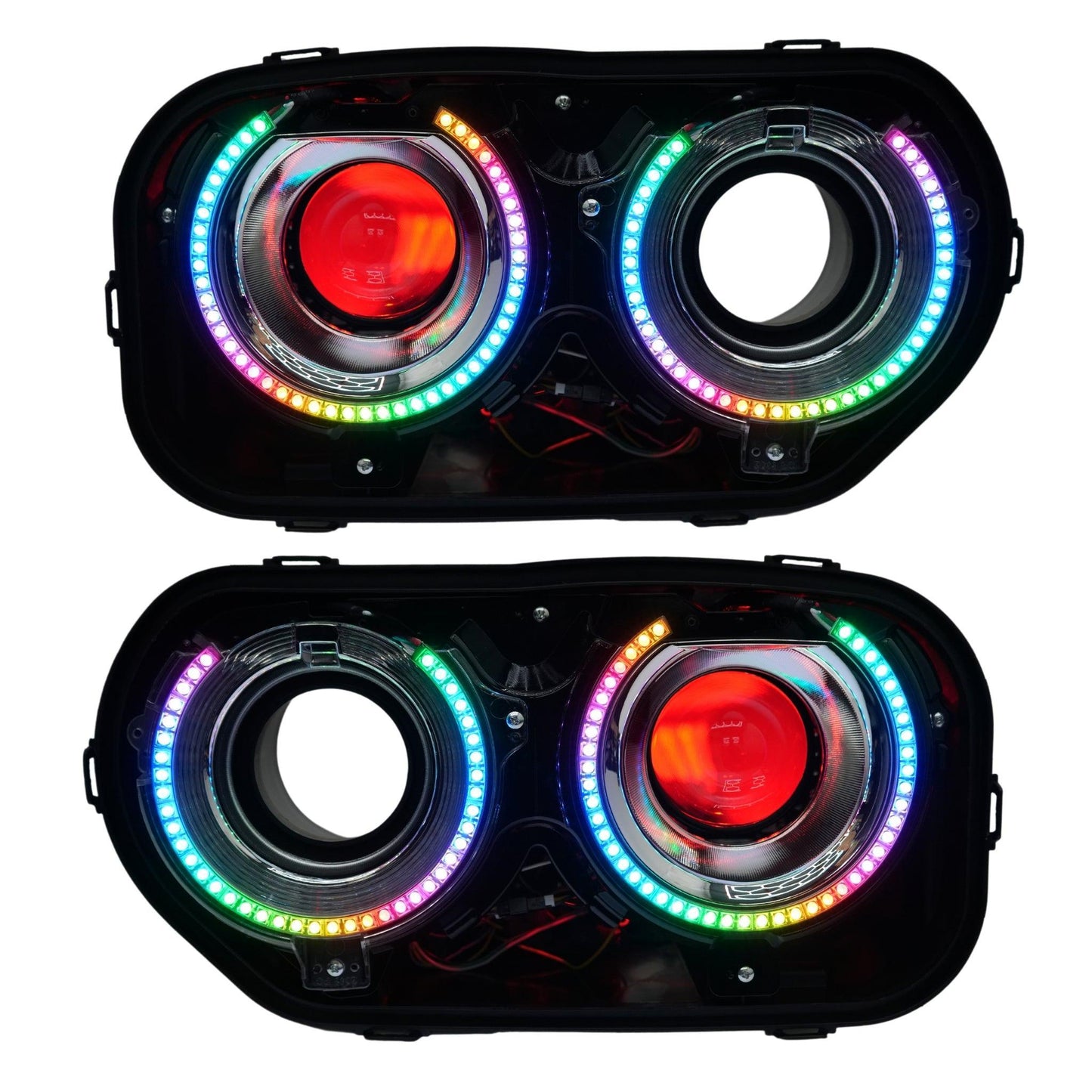 Dodge Challenger: Multicolor Headlights with RGBW Demon Eyes (2015-2024) - image 3