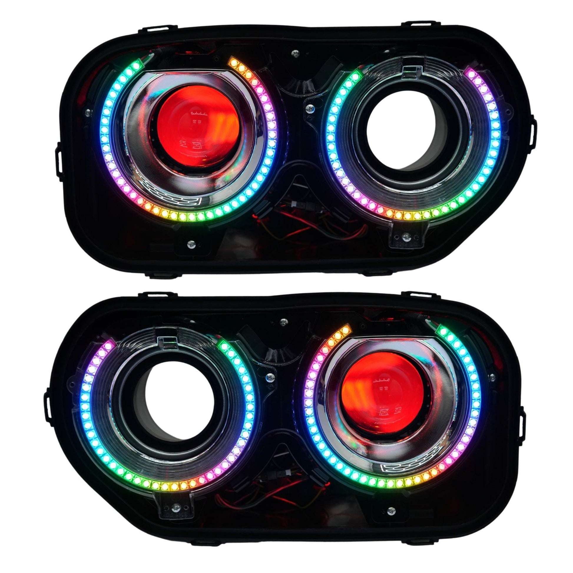 Dodge Challenger: Multicolor Headlights with RGBW Demon Eyes (2015-2024) - image 3