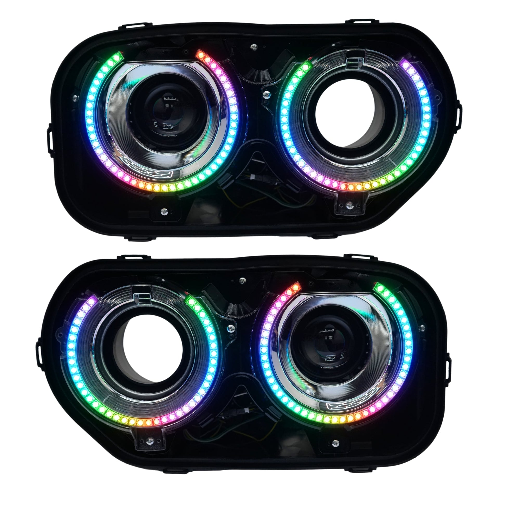 Dodge Challenger: Multicolor Headlights with RGBW Demon Eyes (2015-2024) - image 5