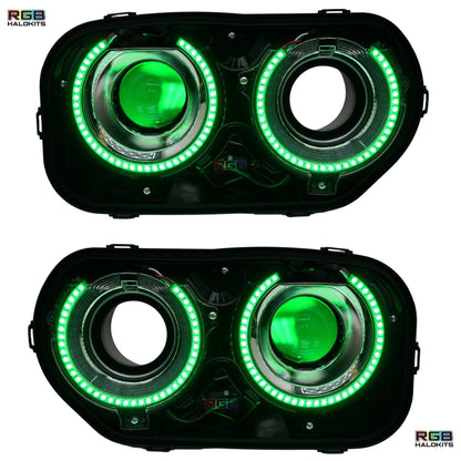 Dodge Challenger: Multicolor Headlights with RGBW Demon Eyes (2015-2024) - image 9