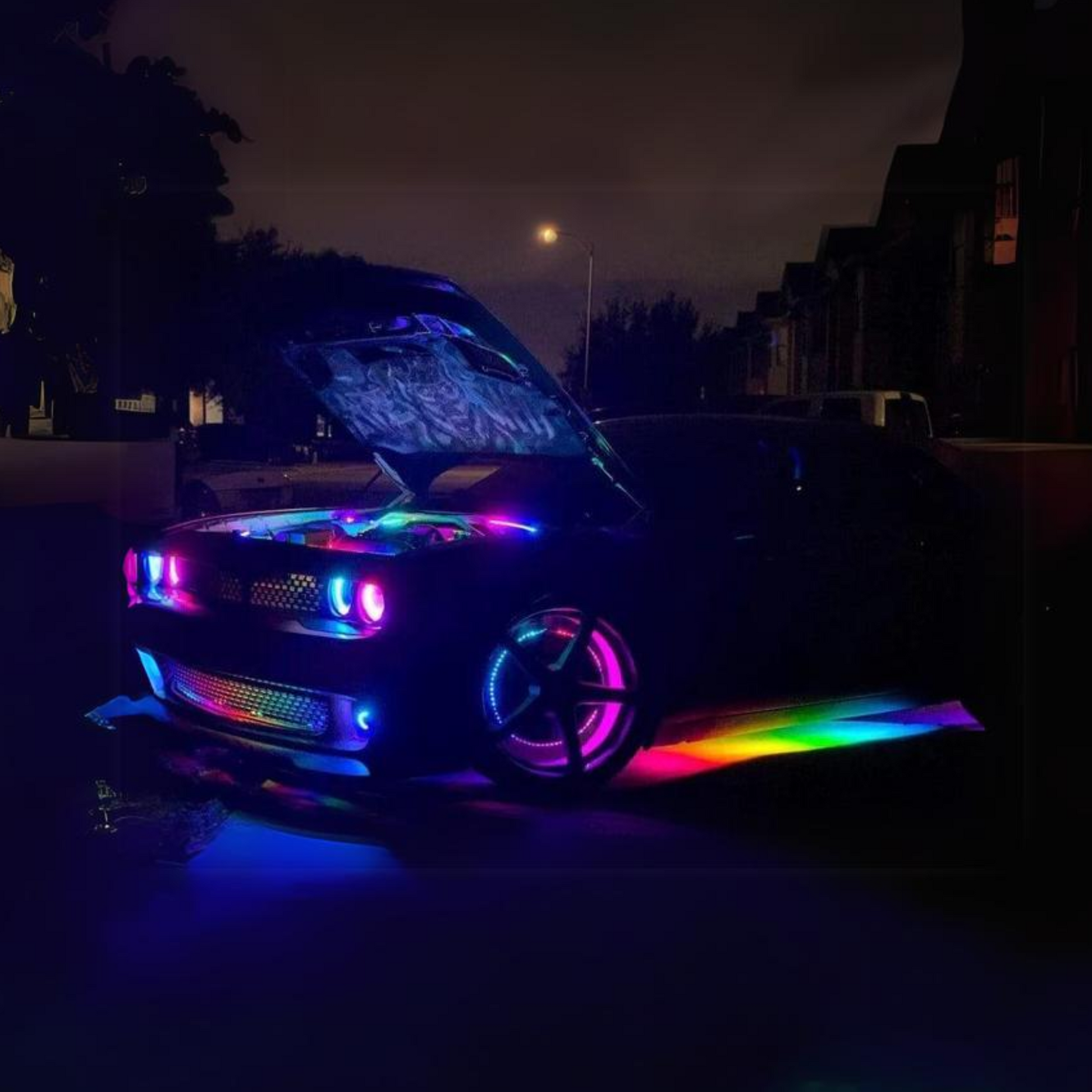 Dodge Challenger Waterproof External Mount Multicolor Halo Kit (2015-2024) - image 9