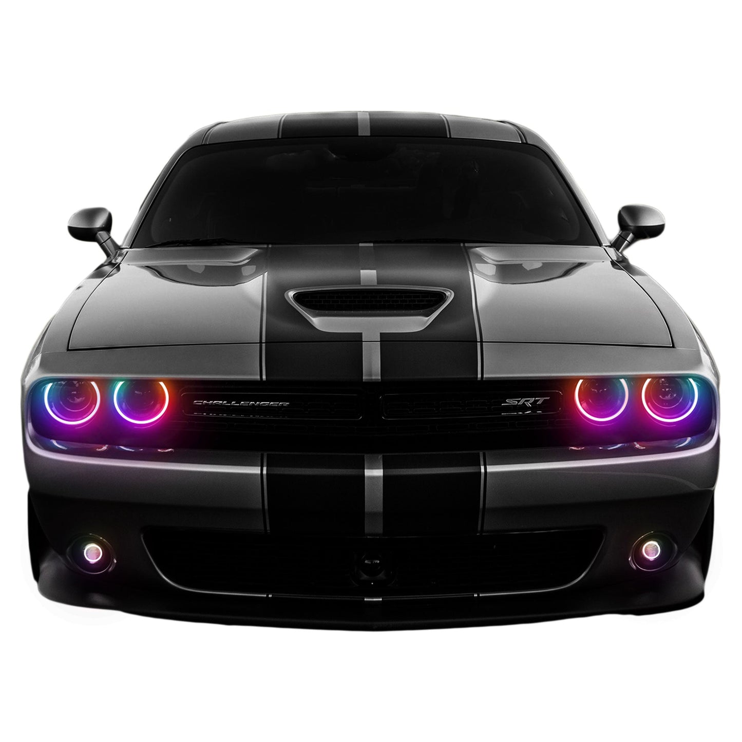 Dodge Challenger Waterproof External Mount Multicolor Halo Kit (2015-2024)