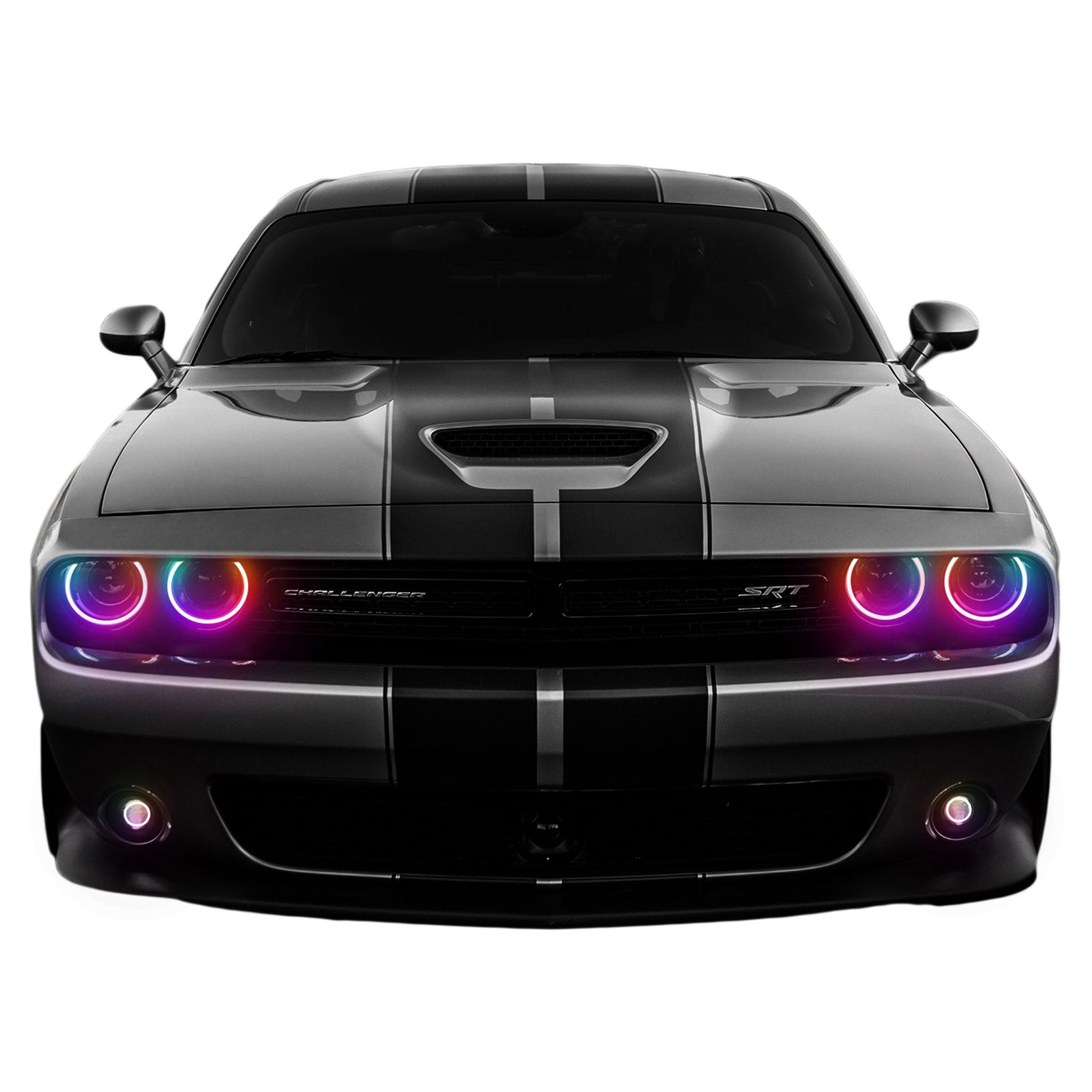 Dodge Challenger Waterproof External Mount Multicolor Halo Kit (2015-2024)