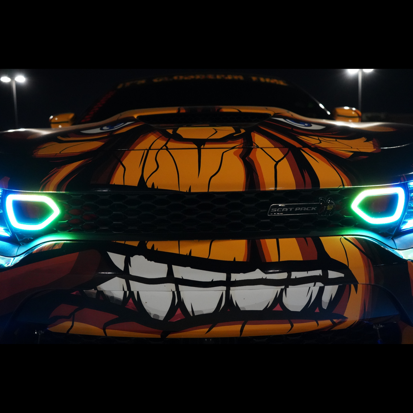 Dodge Charger Diffused Snorkel LED Accents (Multicolor Flow) 2015-2024 - image 4