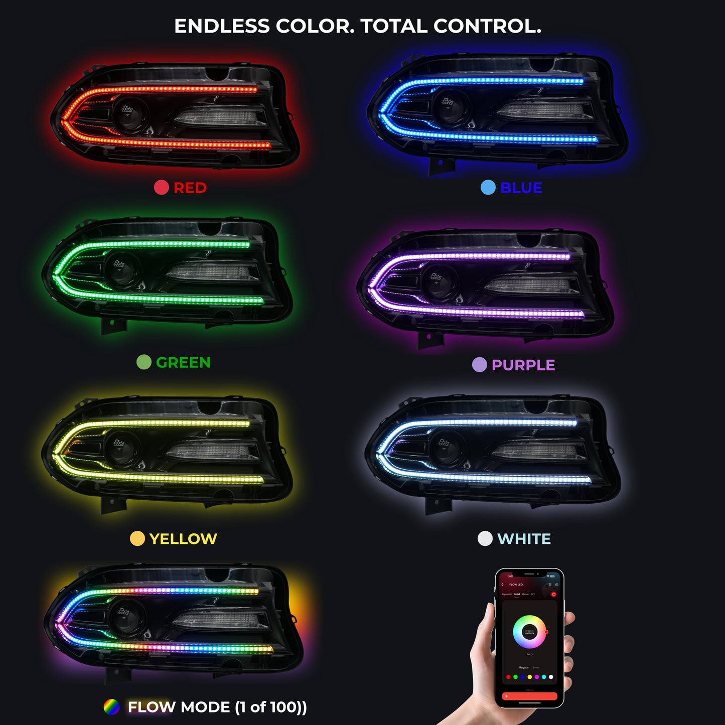 Dodge Charger Flow Series DRL Boards (2015-2024) - image 4