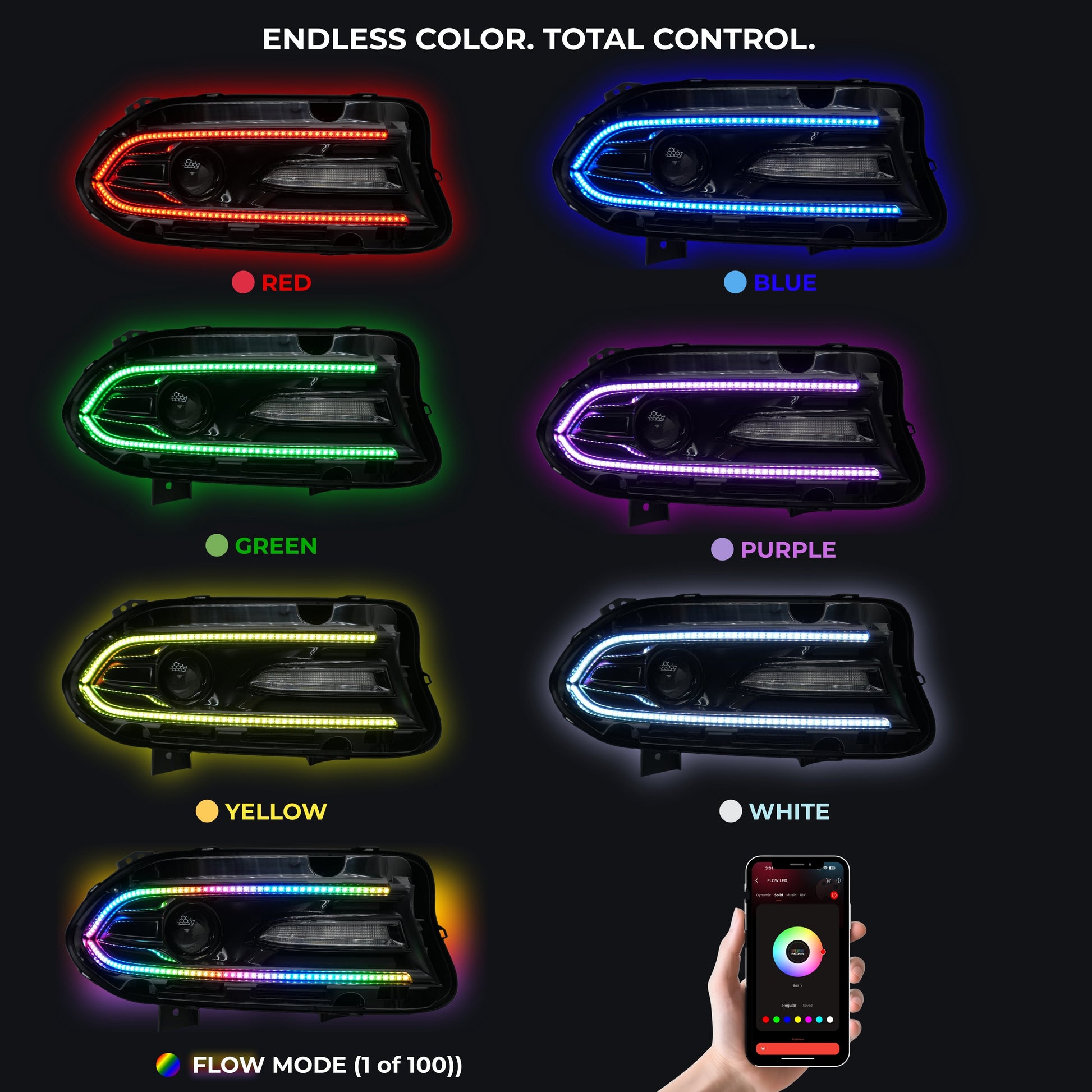 Dodge Charger Flow Series DRL Boards (2015-2024) - image 4