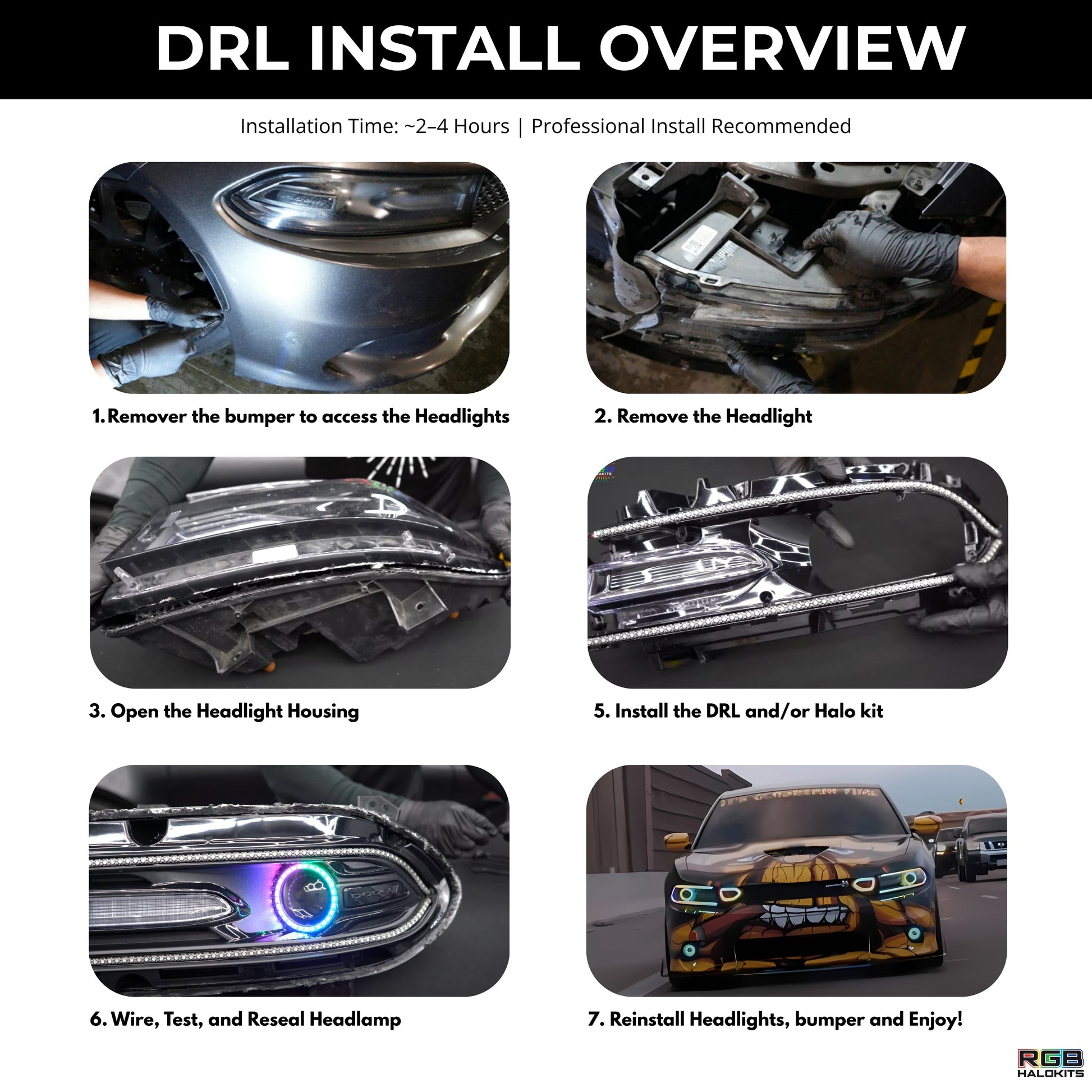 Dodge Charger Flow Series DRL Boards (2015-2024) - image 13