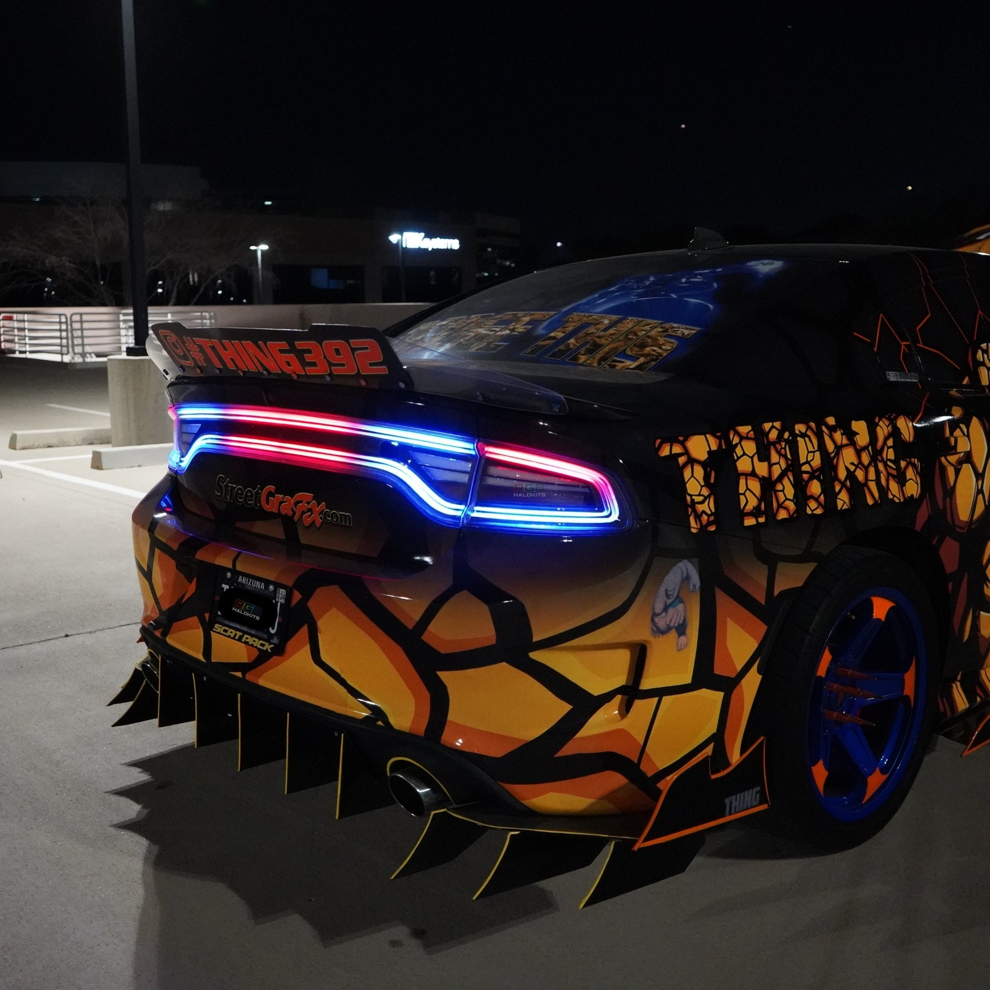 Dodge Charger Multicolor Flow Nova LED Tail Lights (2015-2024) - image 2