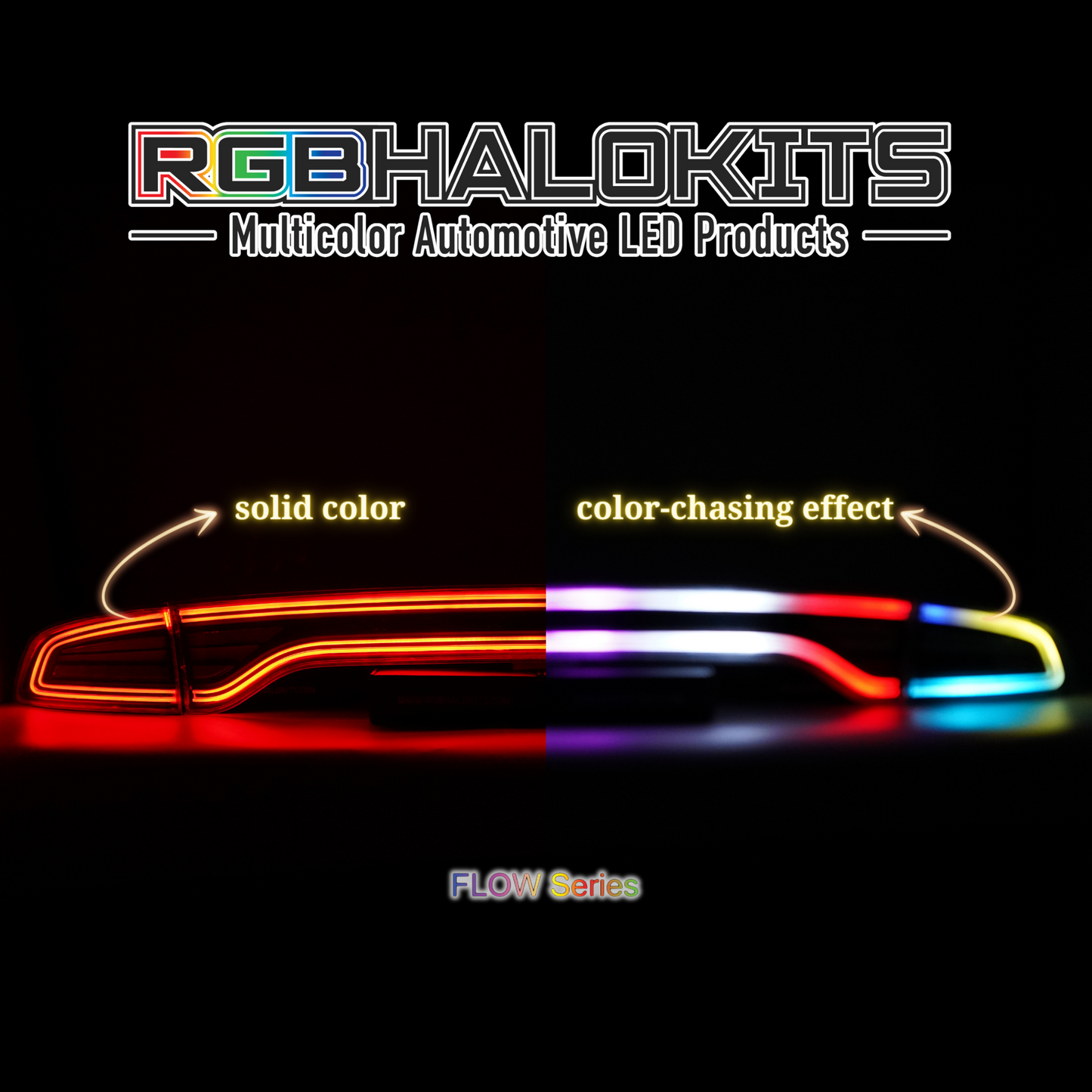 Dodge Charger Multicolor Flow Nova LED Tail Lights (2015-2024) - image 27