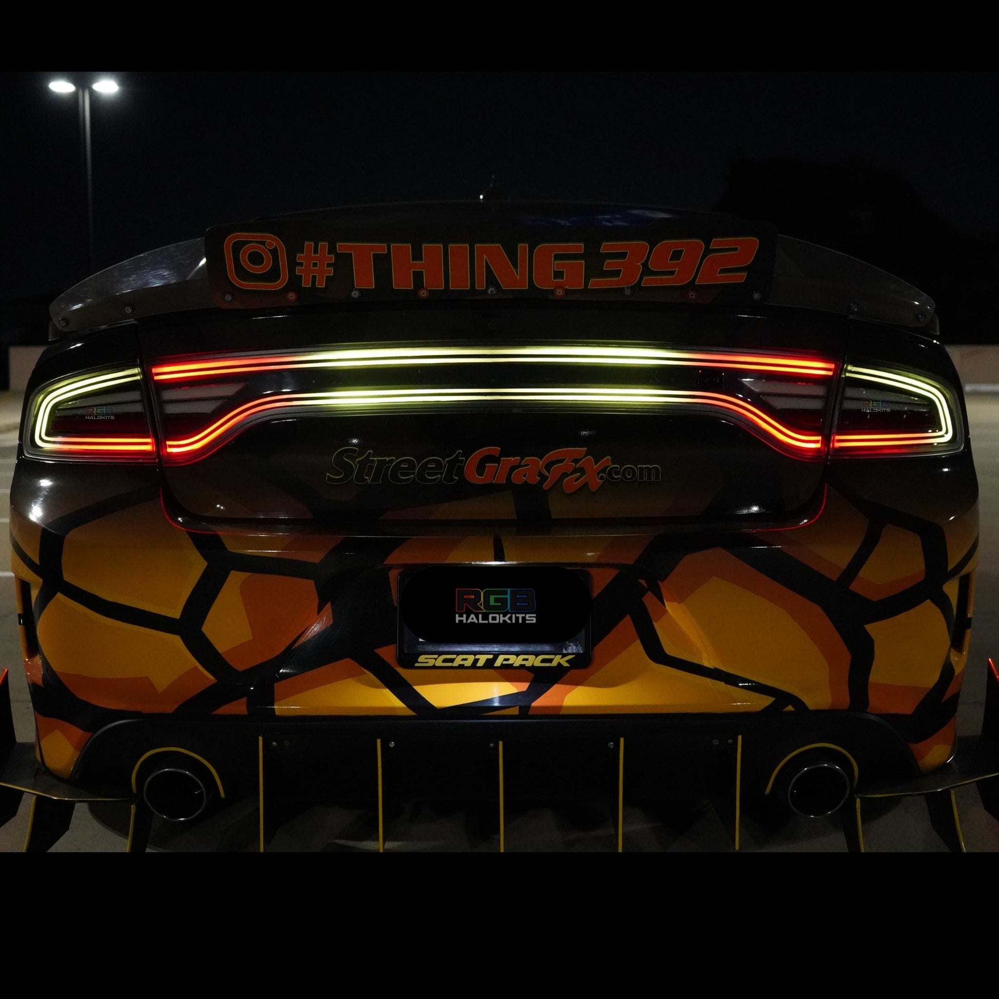 Dodge Charger Multicolor Flow Nova LED Tail Lights (2015-2024) - image 4