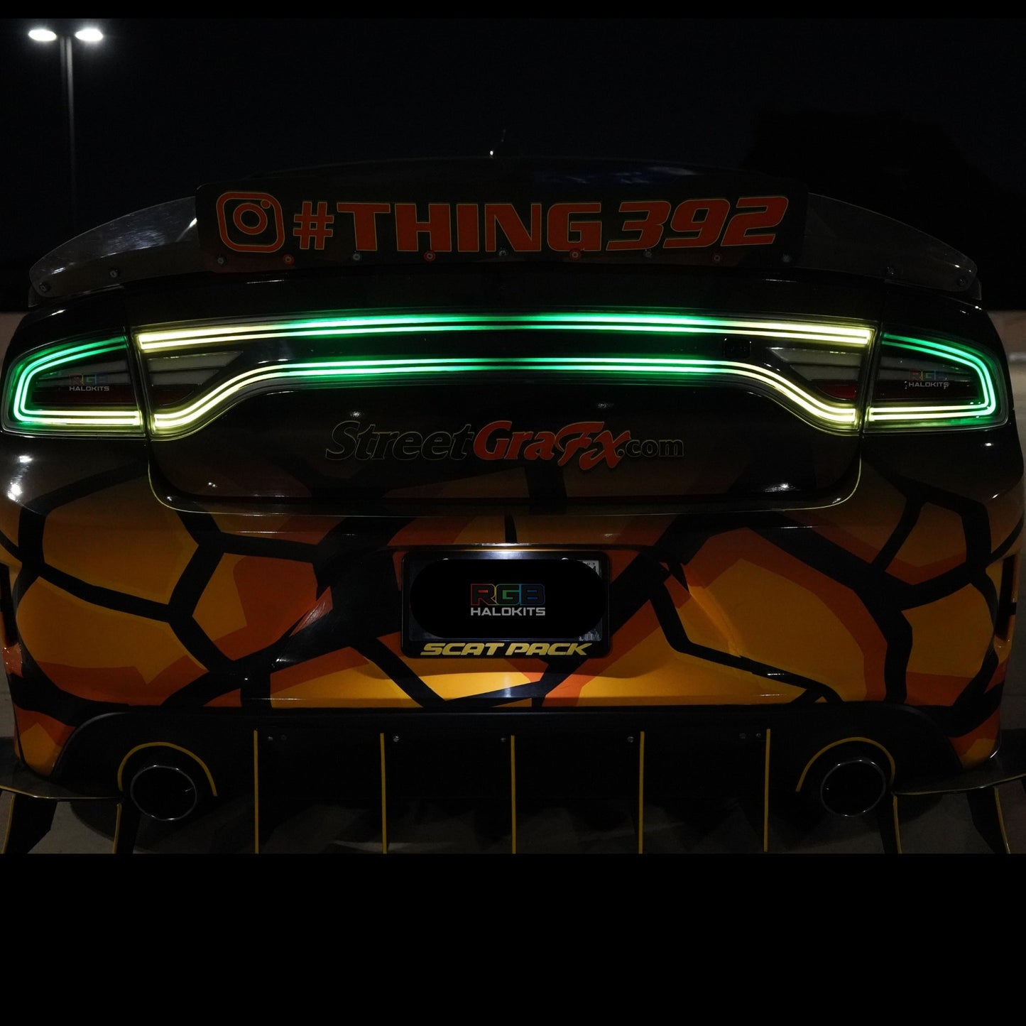 Dodge Charger Multicolor Flow Nova LED Tail Lights (2015-2024) - image 5