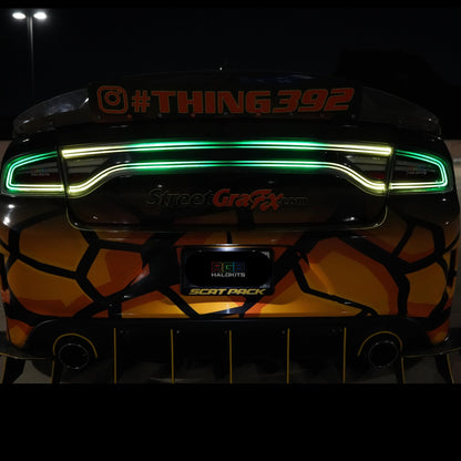 Dodge Charger Multicolor Flow Nova LED Tail Lights (2015-2024) - image 5
