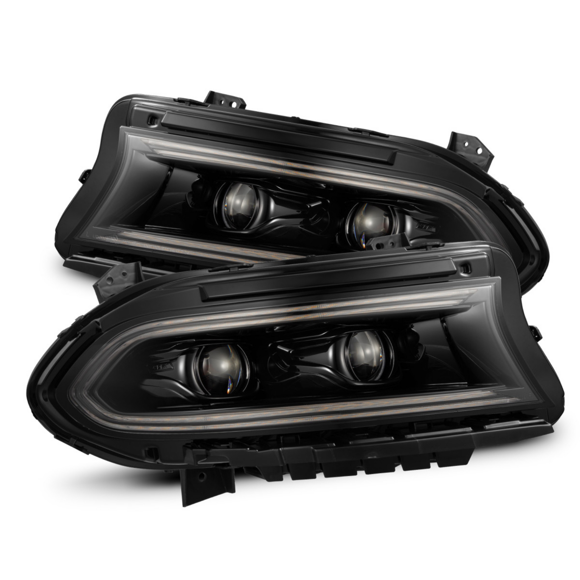 Dodge Charger: Multicolor Flow Series LUXX-Series LED Projector Headlights + Demon Eyes (2015–2024) - image 11
