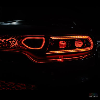 Dodge Charger: Multicolor Flow Series LUXX-Series LED Projector Headlights + Demon Eyes (2015–2024) - image 2