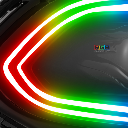 Dodge Charger: Multicolor Flow Series LUXX-Series LED Projector Headlights + Demon Eyes (2015–2024) - image 22