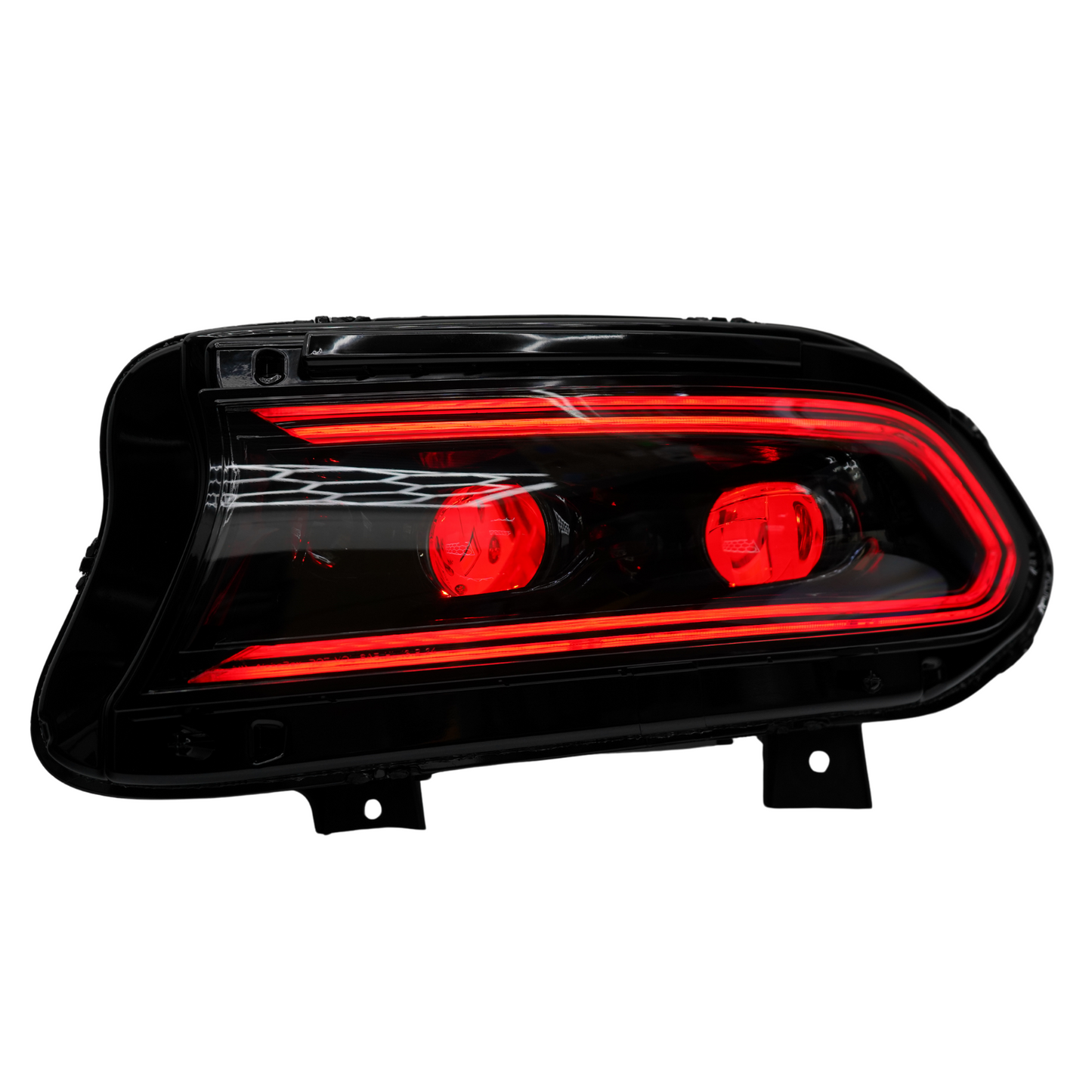 Dodge Charger: Multicolor Flow Series LUXX-Series LED Projector Headlights + Demon Eyes (2015–2024) - image 5