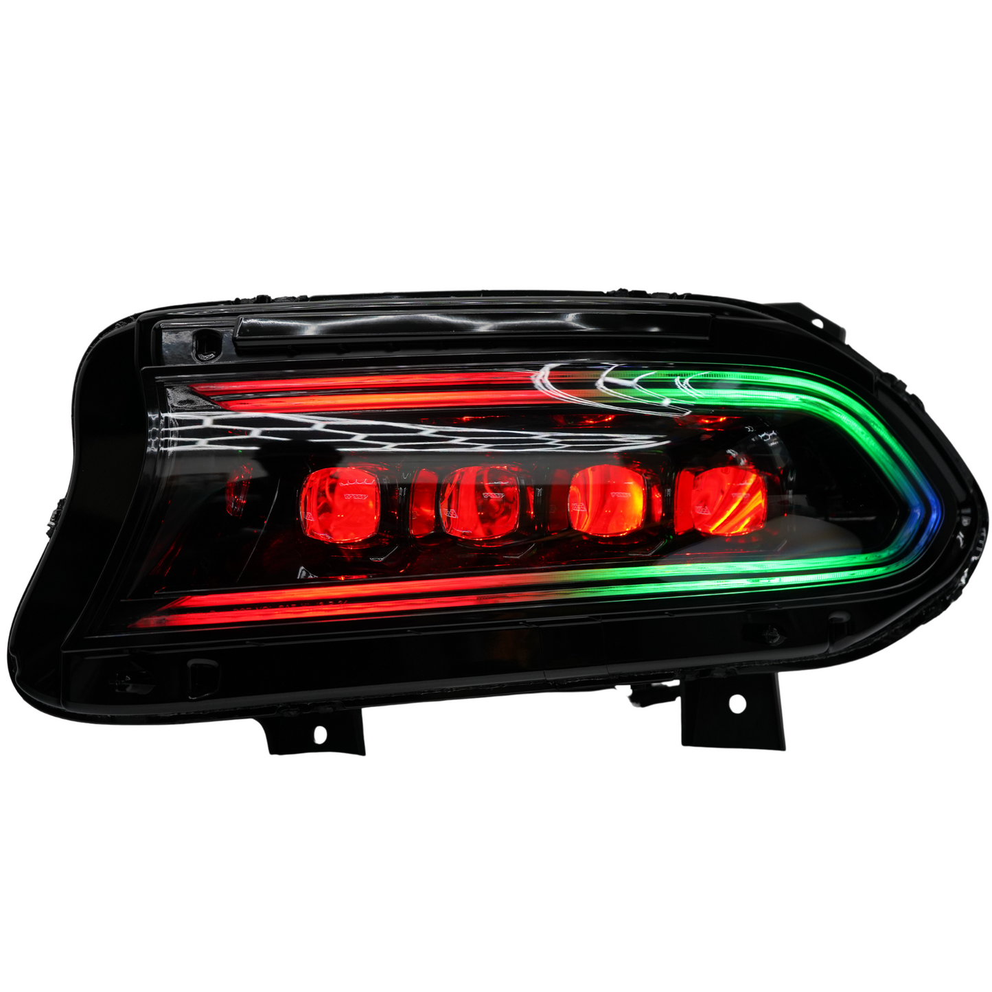 Dodge Charger: Multicolor Flow Series NOVA Headlights + Demon Eyes (2015–2024) - image 10