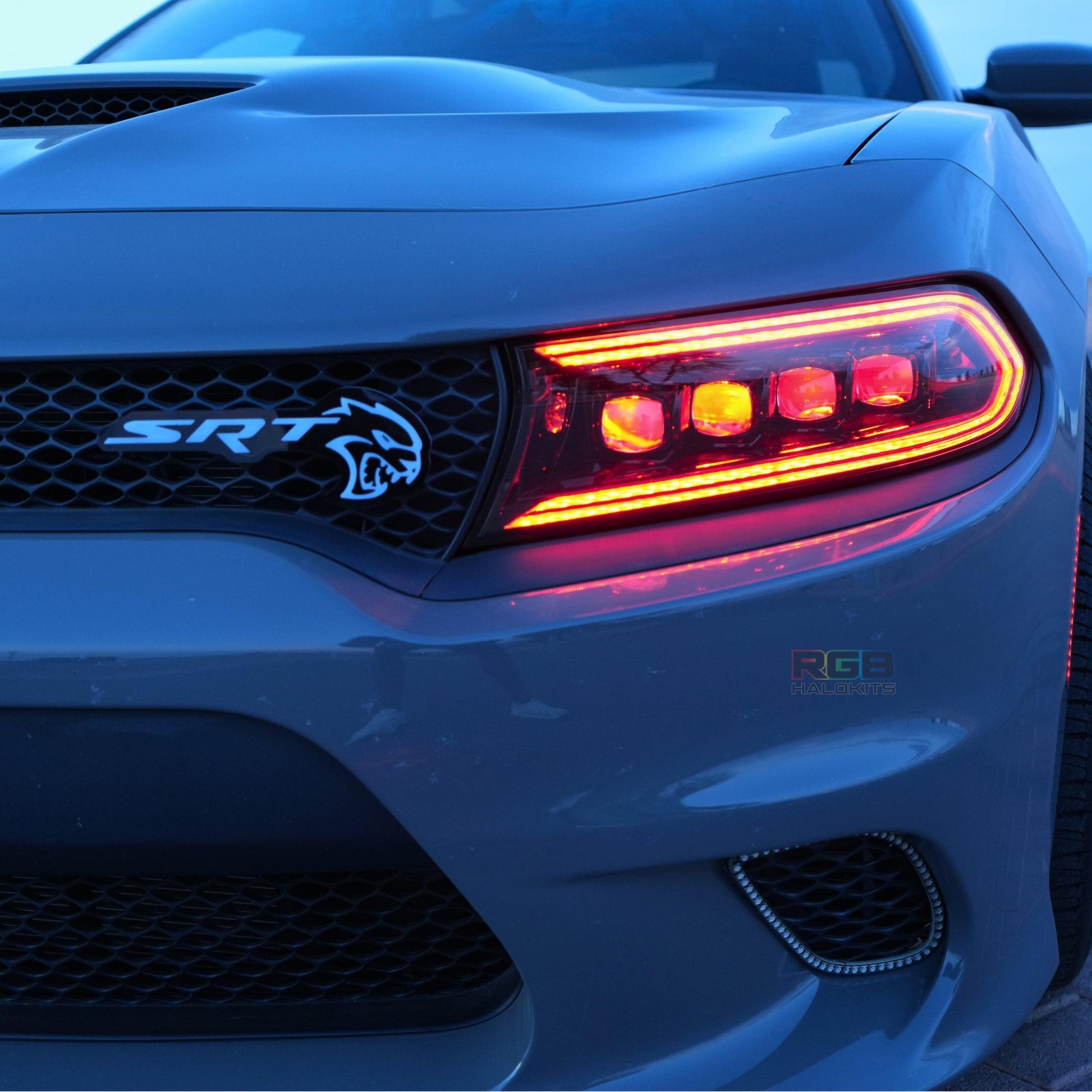 Dodge Charger: Multicolor Flow Series NOVA Headlights + Demon Eyes (2015–2024) - image 3
