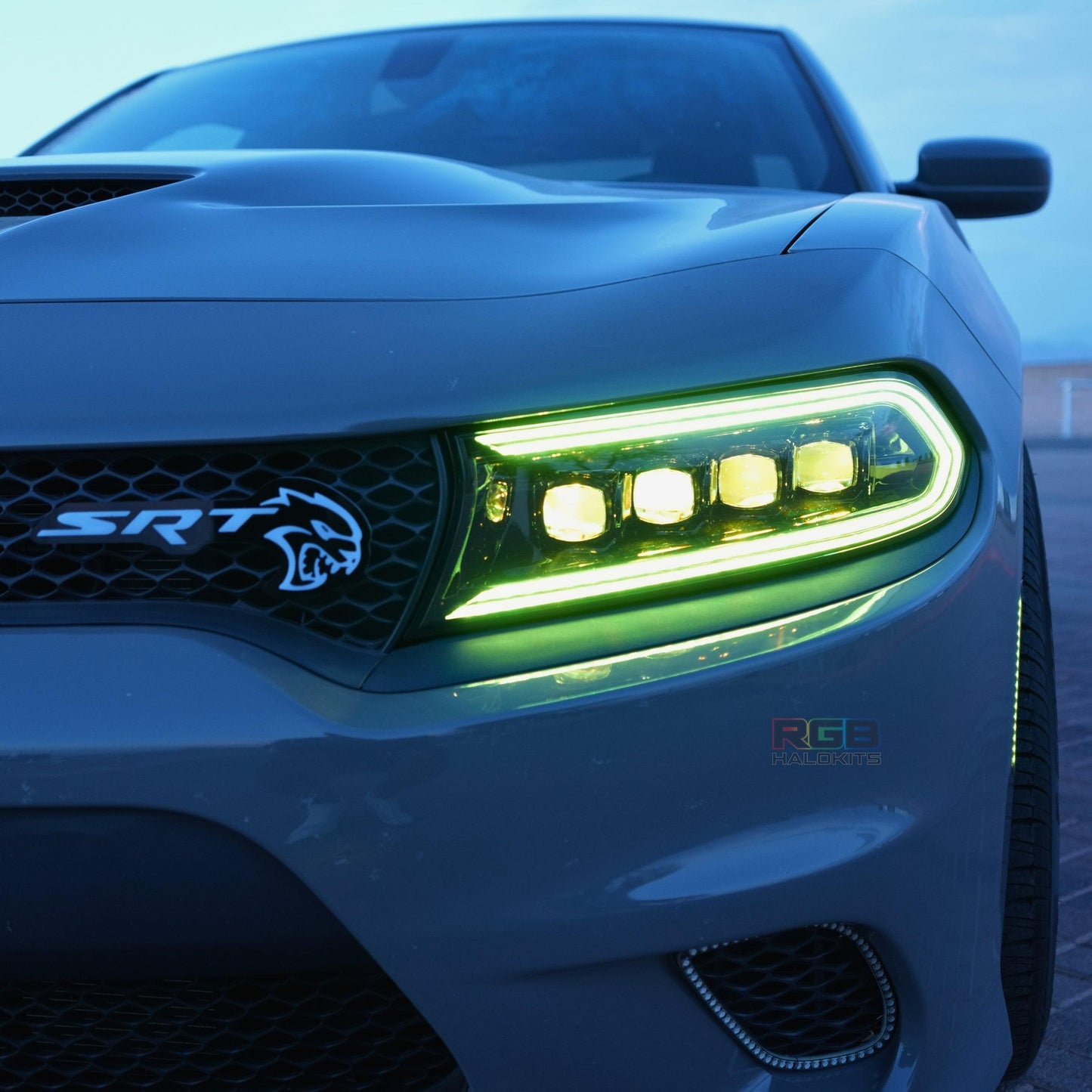 Dodge Charger: Multicolor Flow Series NOVA Headlights + Demon Eyes (2015–2024) - image 6