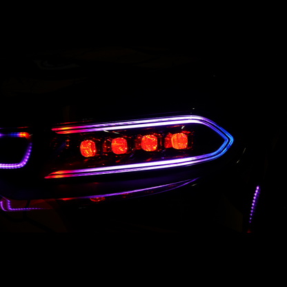 Dodge Charger: Multicolor Flow Series NOVA Headlights + Demon Eyes (2015–2024) - image 9
