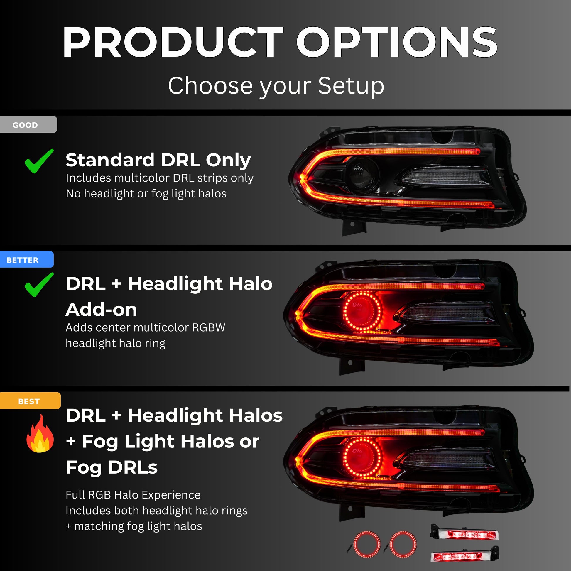 Dodge Charger RGBWA DRL Boards (2015-2024) - image 10