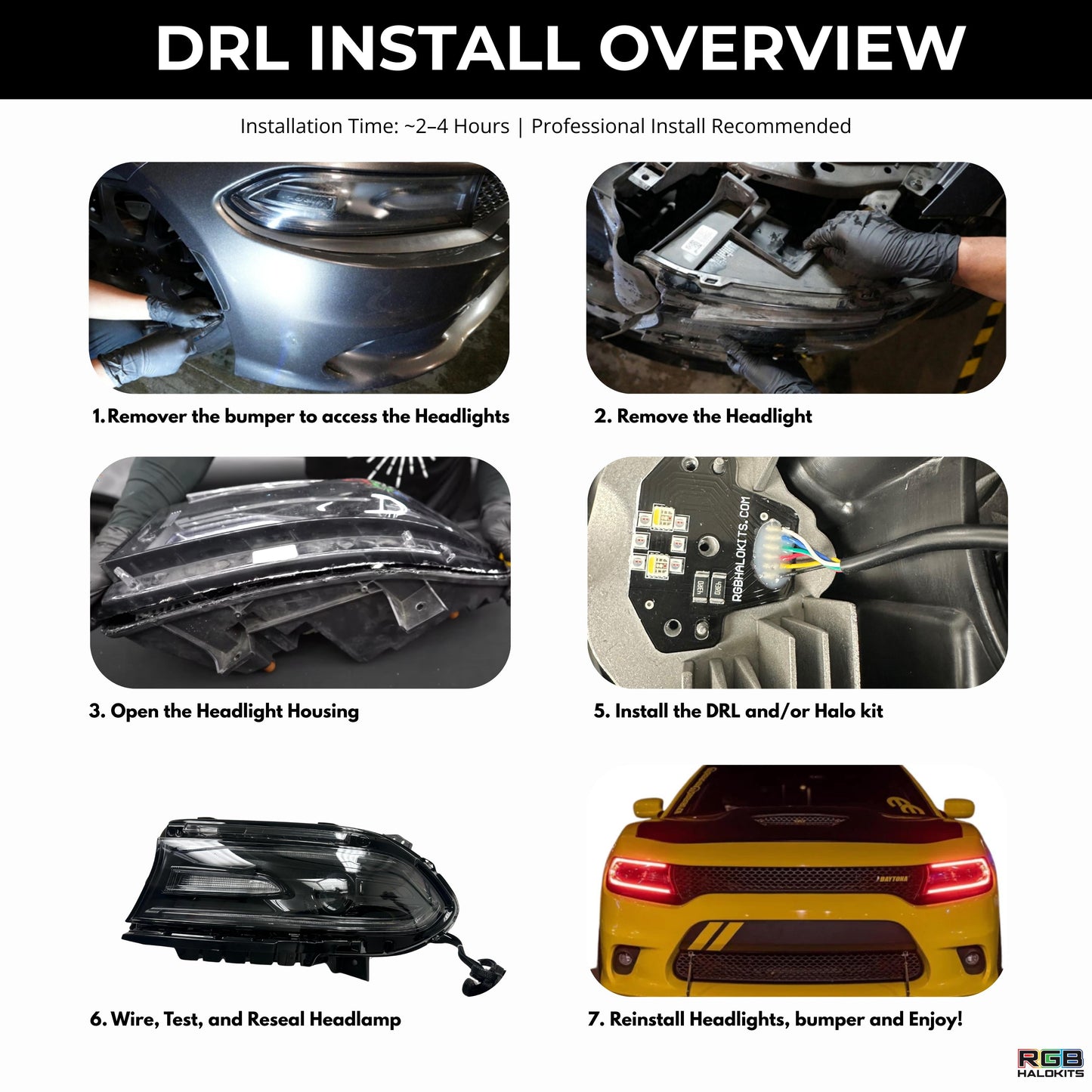 Dodge Charger RGBWA DRL Boards (2015-2024) - image 12