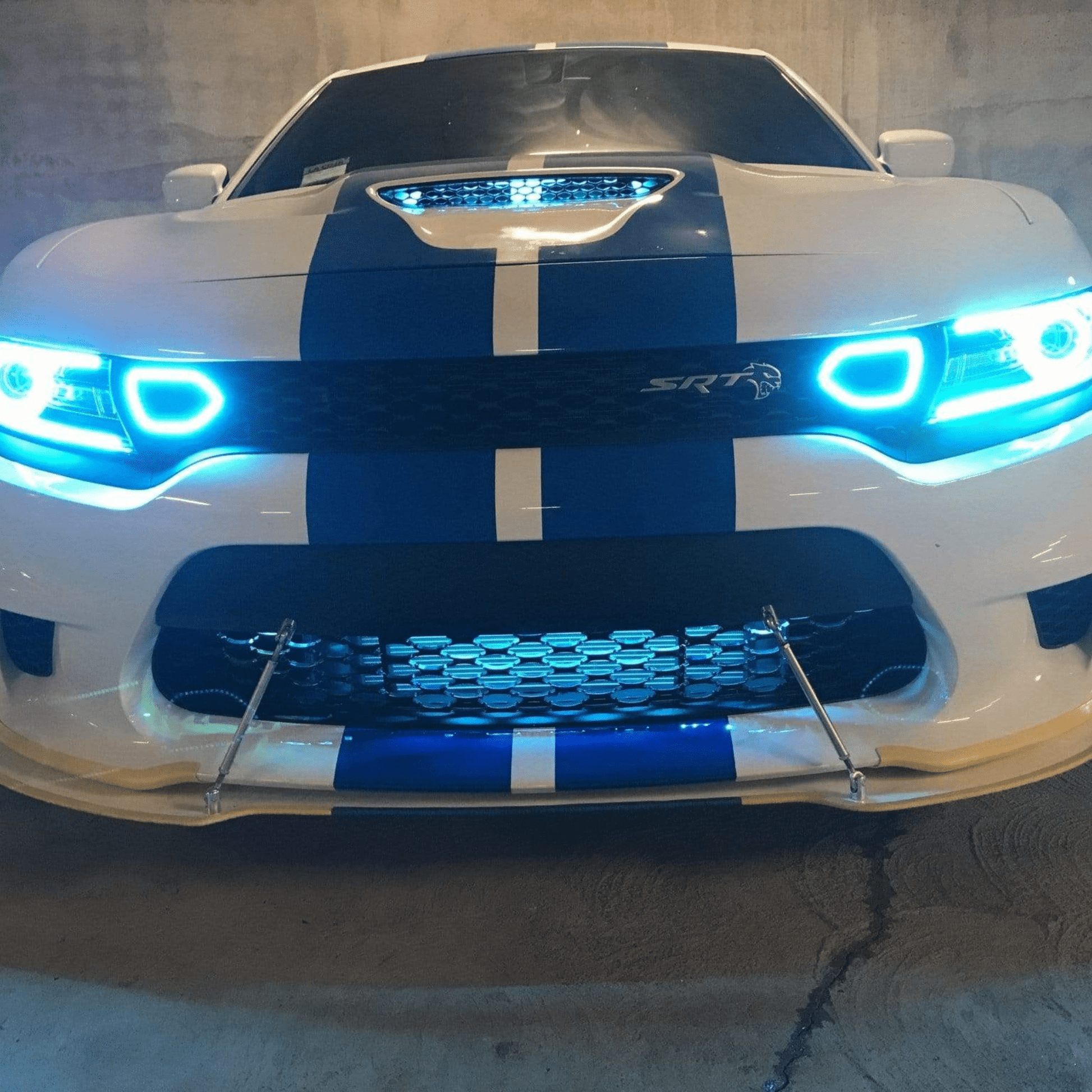 Dodge Charger Snorkel Air Intake Multicolor Halo Kit (2019-2024) - image 11