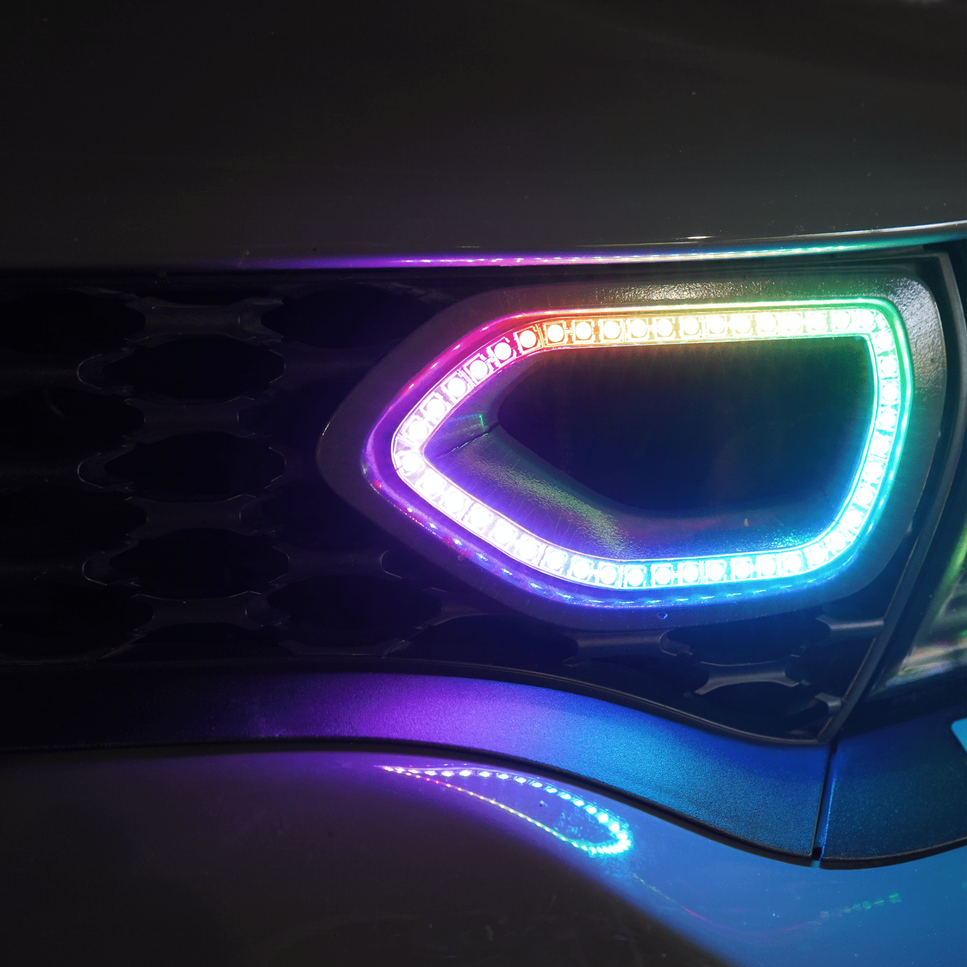 Dodge Charger Snorkel Air Intake Multicolor Halo Kit (2019-2024) - image 2