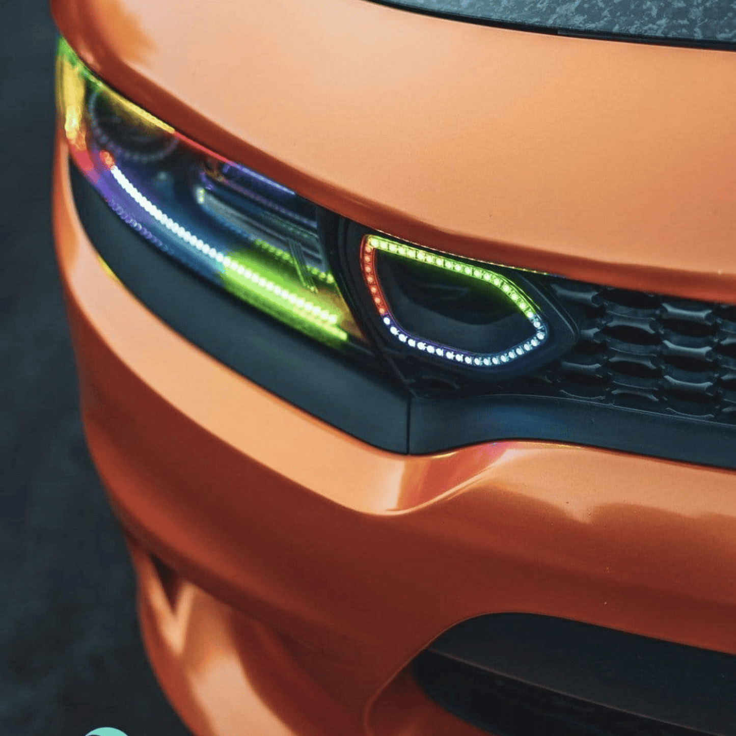 Dodge Charger Snorkel Air Intake Multicolor Halo Kit (2019-2024) - image 5