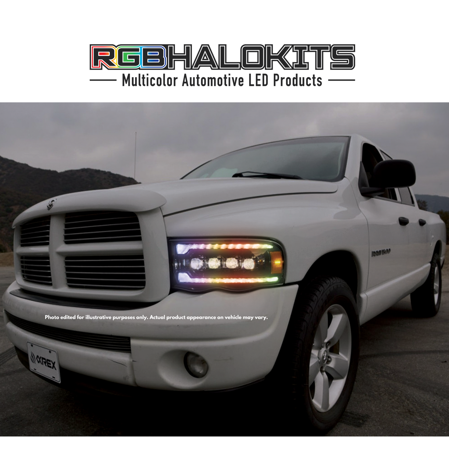 Dodge Ram HD: Multicolor Flow Series NOVA Headlights (2002-2005) - image 12