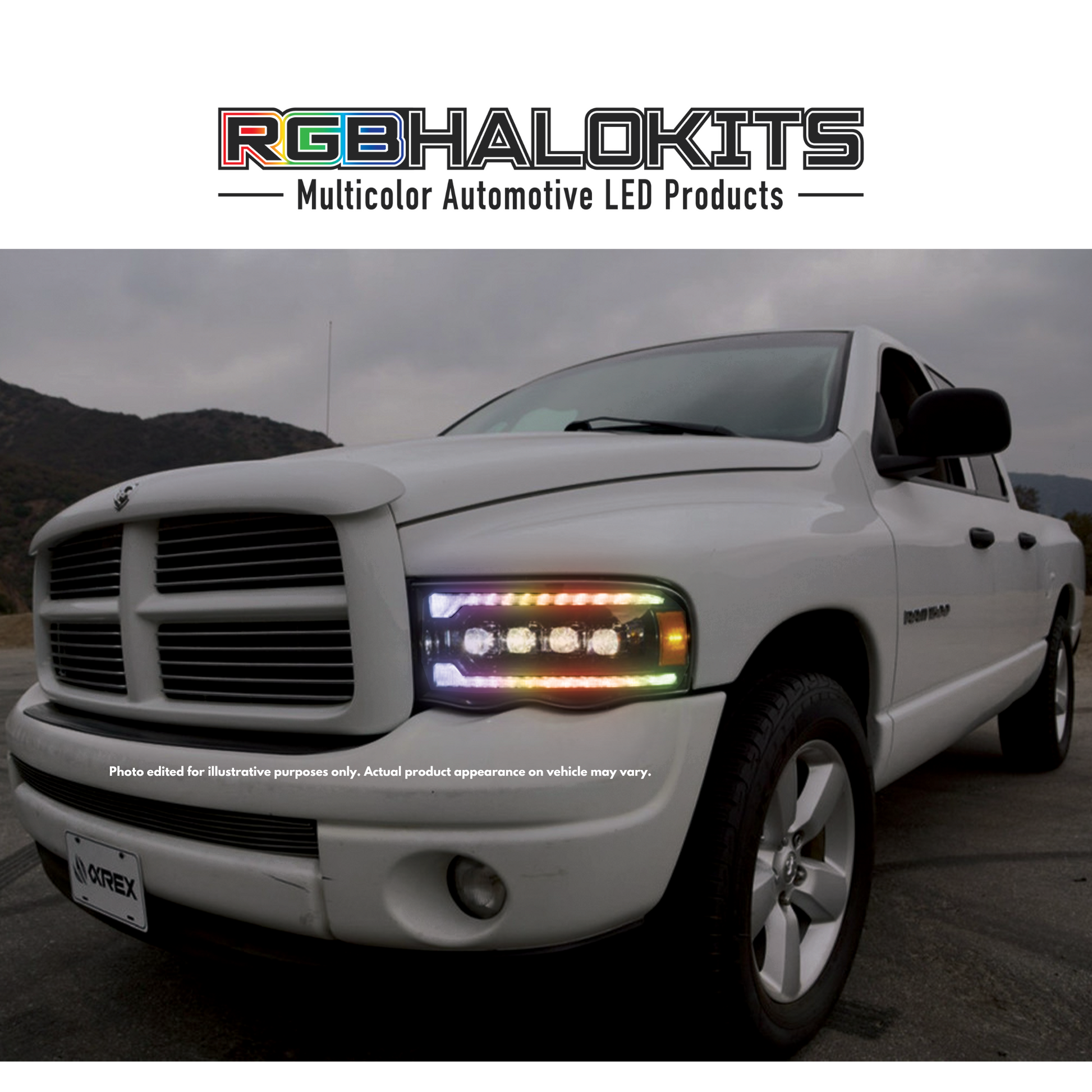 Dodge Ram HD: Multicolor Flow Series NOVA Headlights (2002-2005) - image 12
