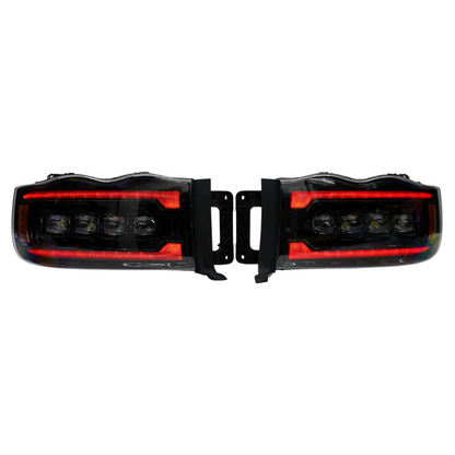 Dodge Ram HD: Multicolor Flow Series NOVA Headlights (2002-2005) - image 2