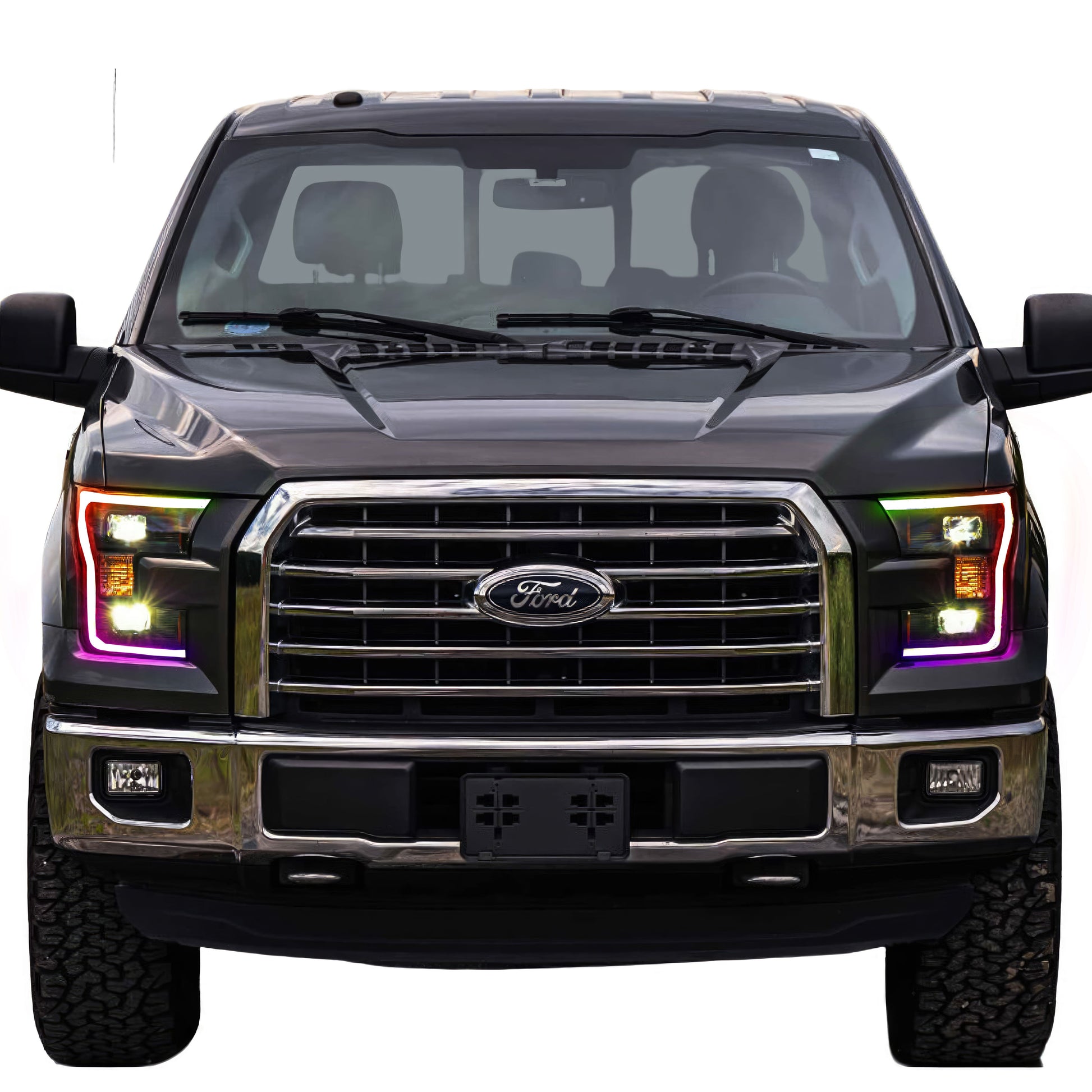 Ford F-150: Multicolor Flow Series Headlights (2015-2017) - XB Hybrid - image 2
