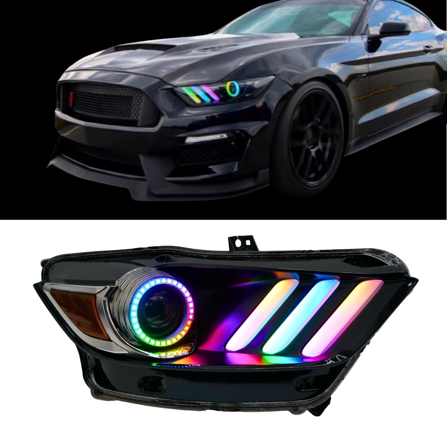 Ford Mustang Multicolor Flow Series DRL Boards (2015-2017) - image 14