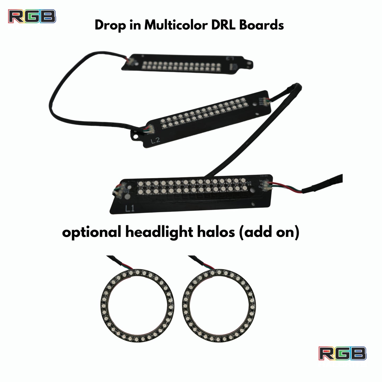 Ford Mustang Multicolor Flow Series DRL Boards (2015-2017) - image 2