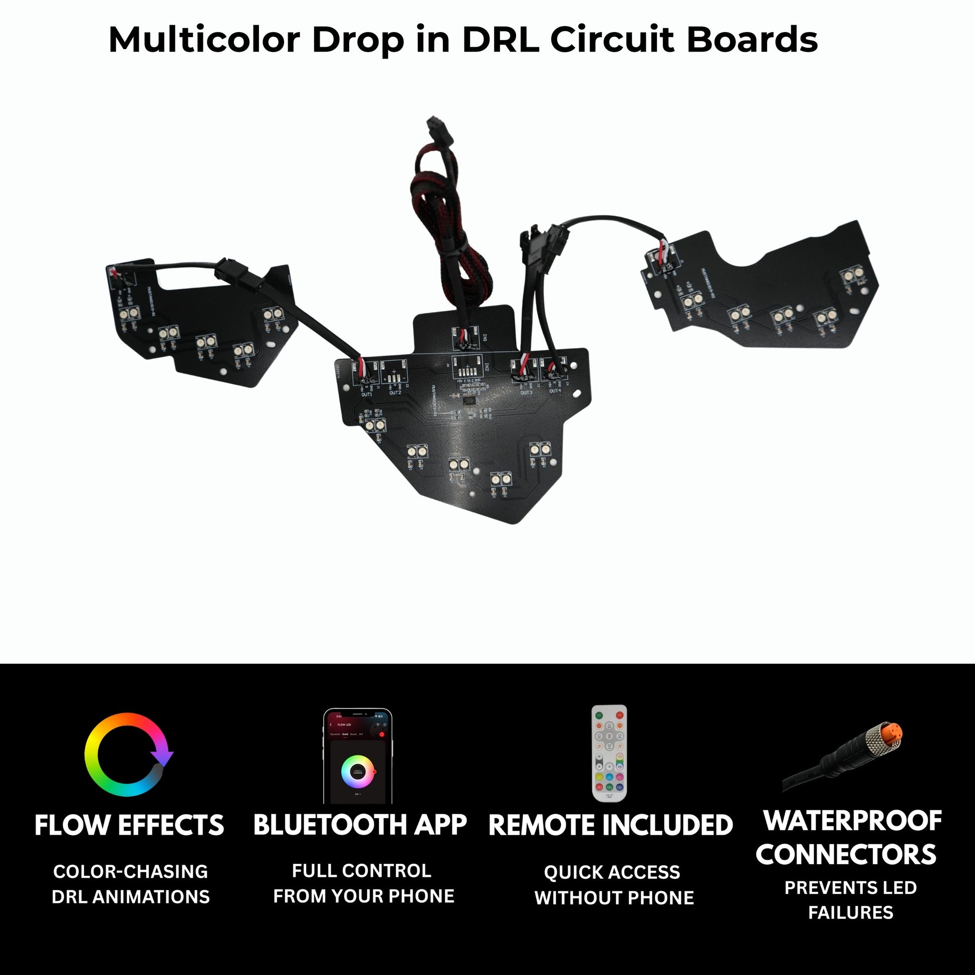 Ford Mustang Multicolor Flow Series DRL Boards (2018-2023) - image 2