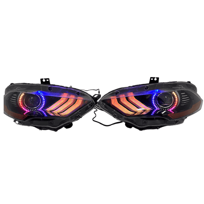 (2018-2023) Ford Mustang: Multicolor Flow Headlights w/ Halos - image 12