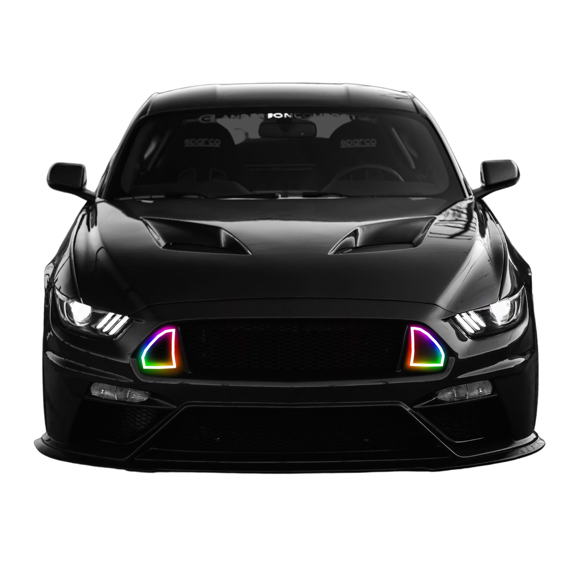 Ford Mustang RTR Grill Multicolor Flow Halo Kit (Waterproof 2015-2017)