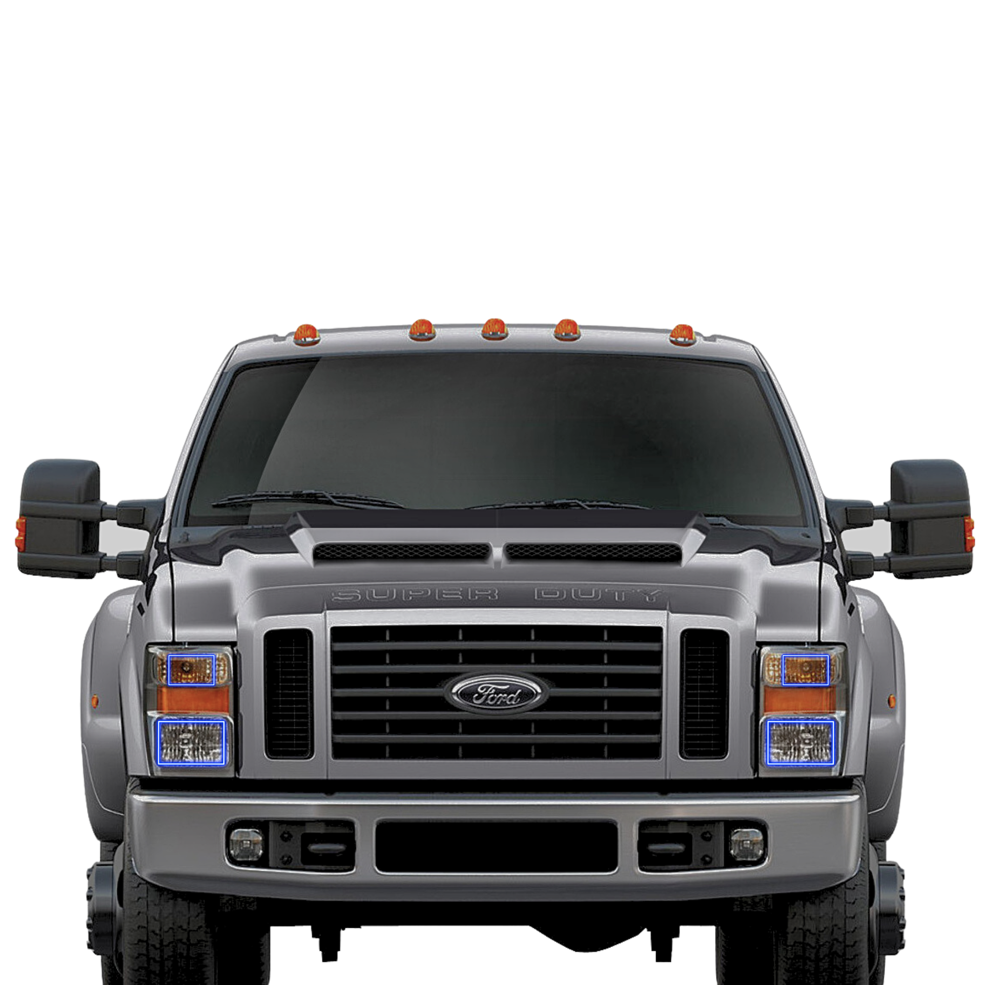 Ford Super Duty Multicolor Flow Halo Kit (2008-2010)