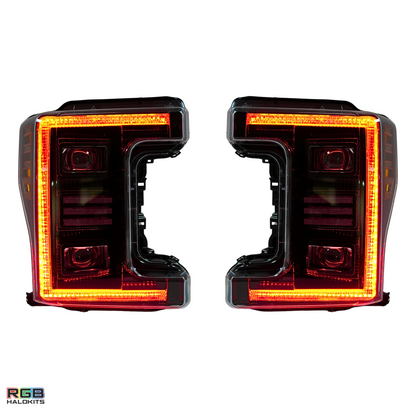 Ford Super Duty: Multicolor Headlights (2017-2019)
