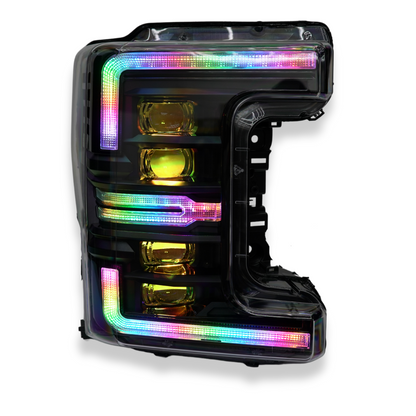 Ford Super Duty: Multicolor Flow Series Headlights Gen 2 (2017-2019) - image 4